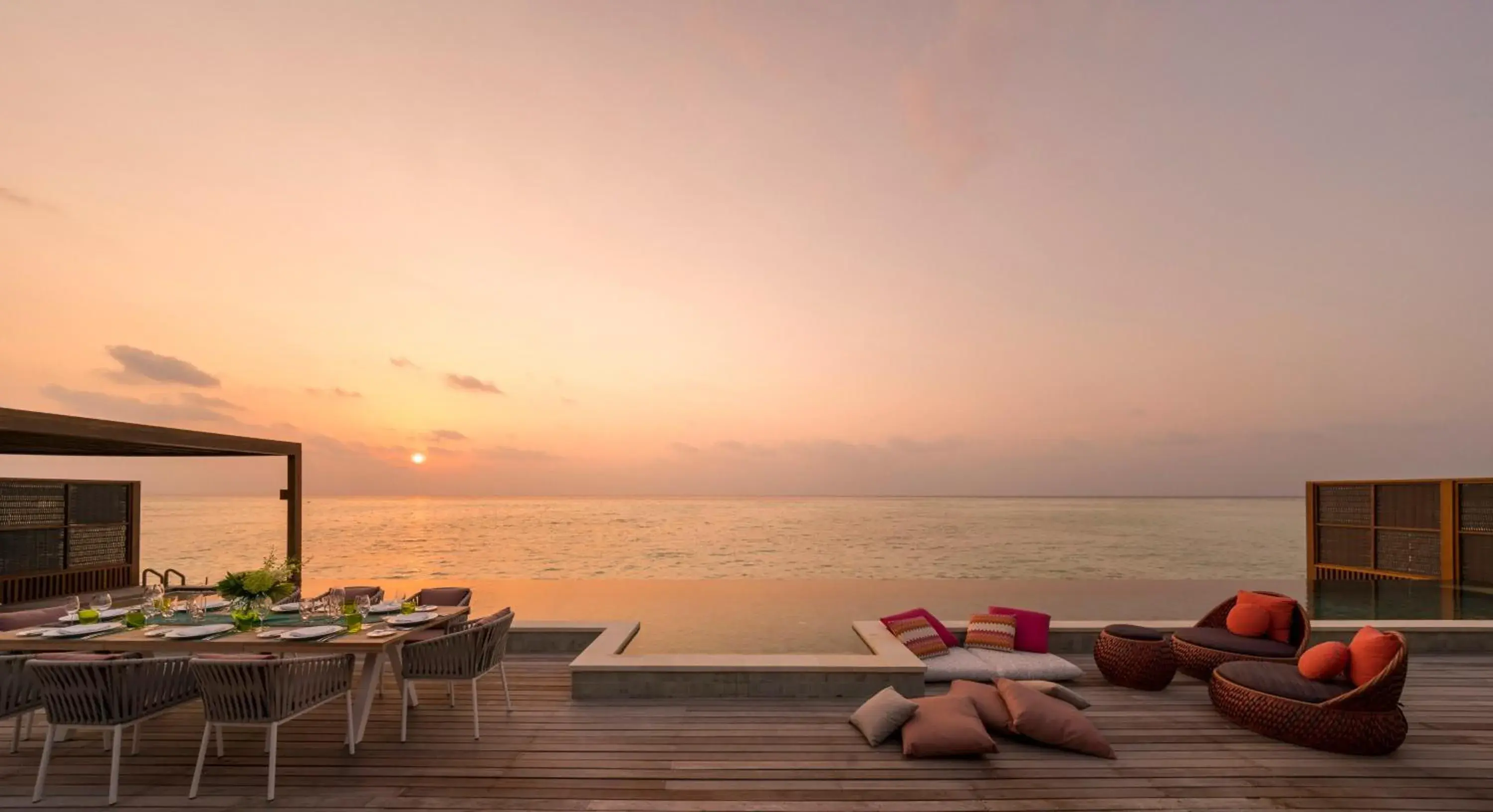 Sea view in Four Seasons Resort Maldives at Kuda Huraa Sea view in Four Seasons Resort Maldives at Kuda Huraa