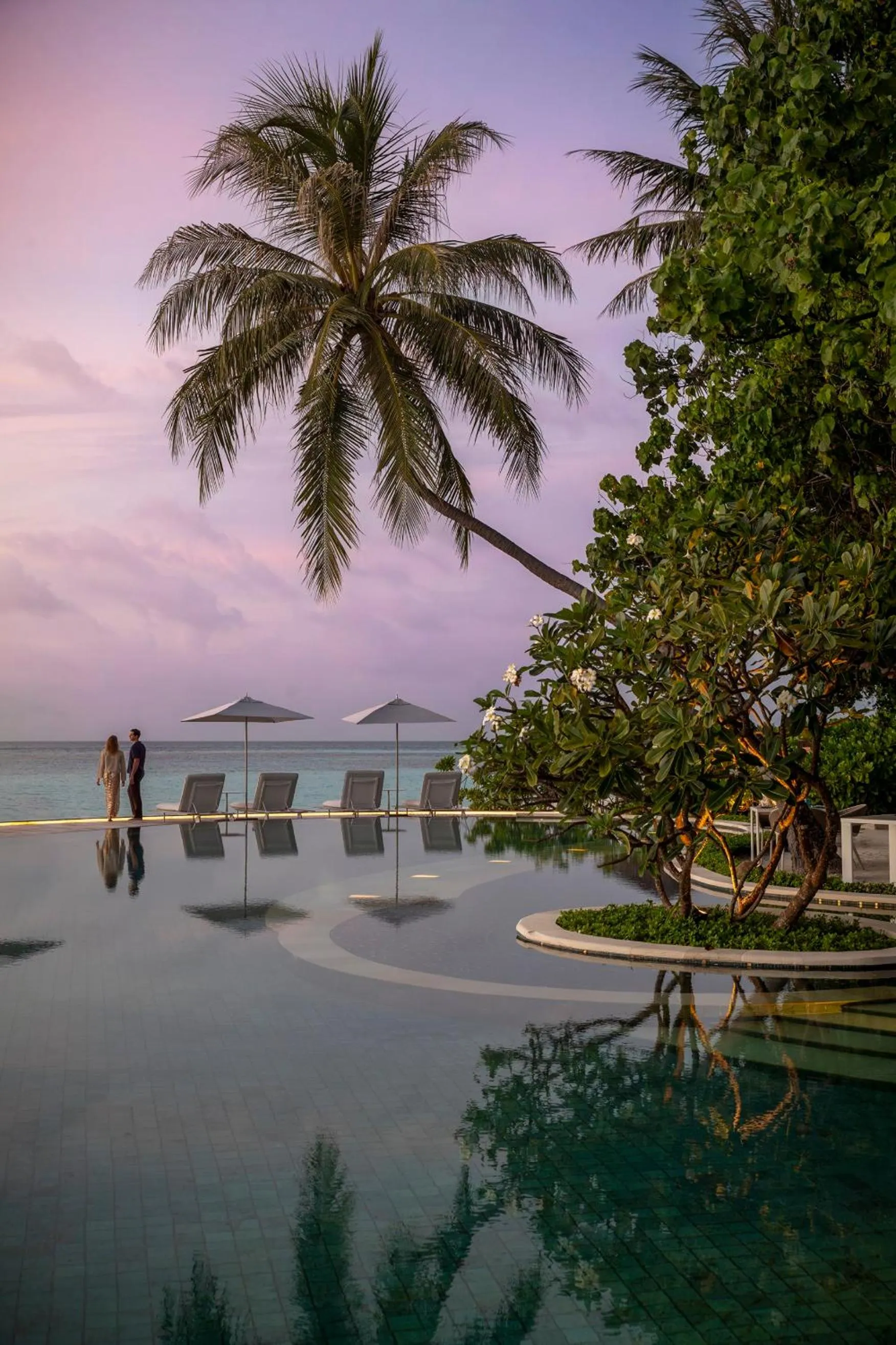 Swimming pool in Four Seasons Resort Maldives at Kuda Huraa