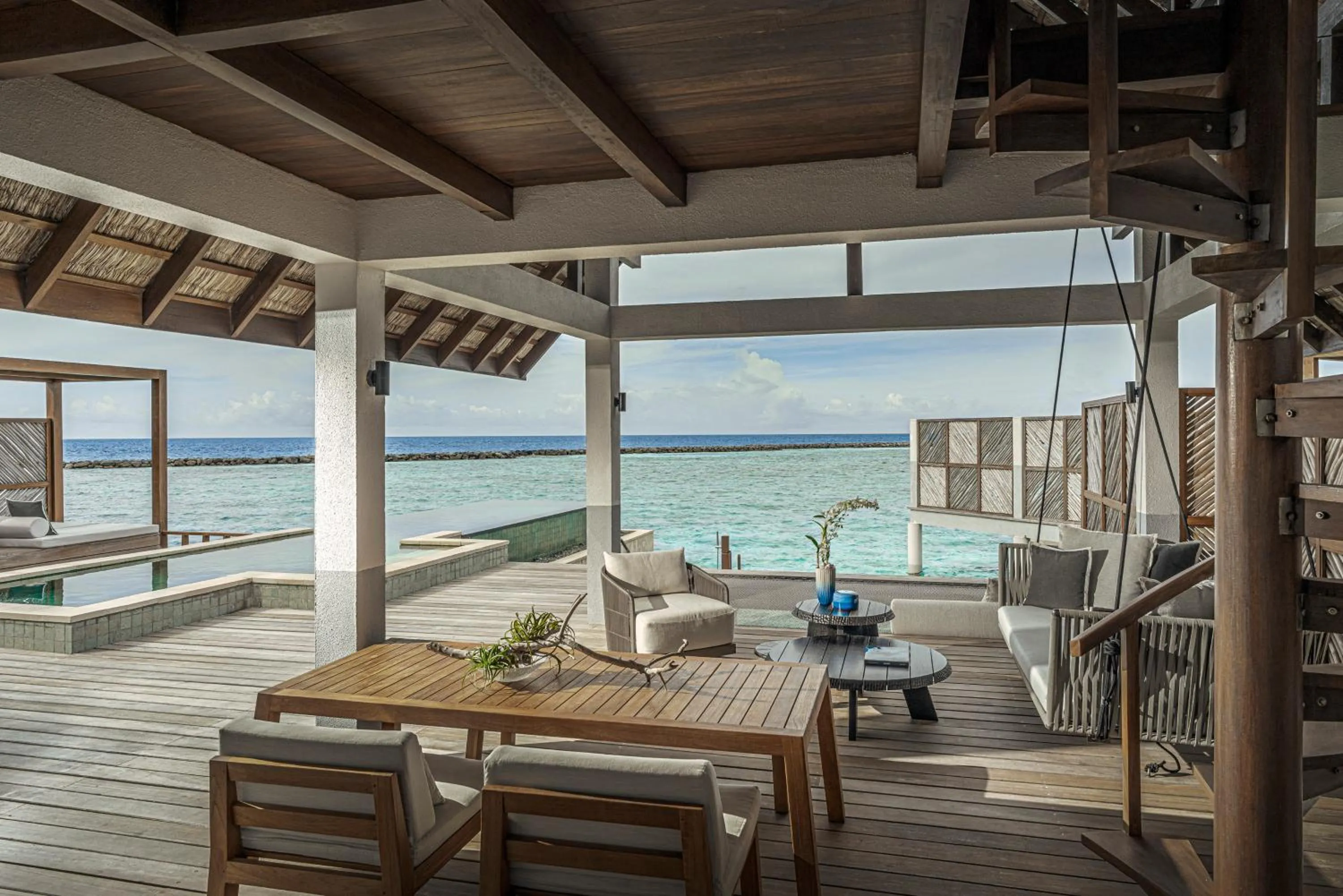 Balcony/Terrace in Four Seasons Resort Maldives at Landaa Giraavaru