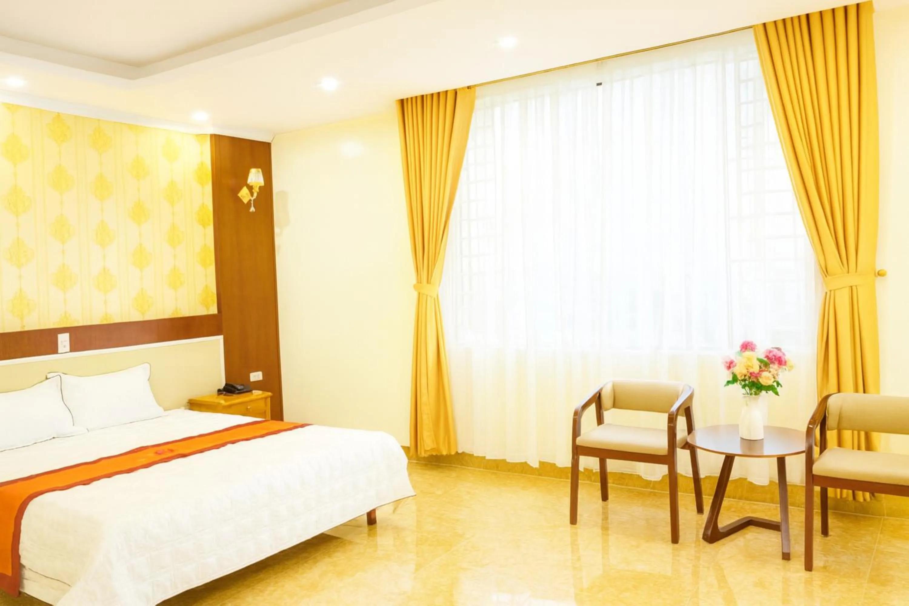 Bed in An Khang Hotel