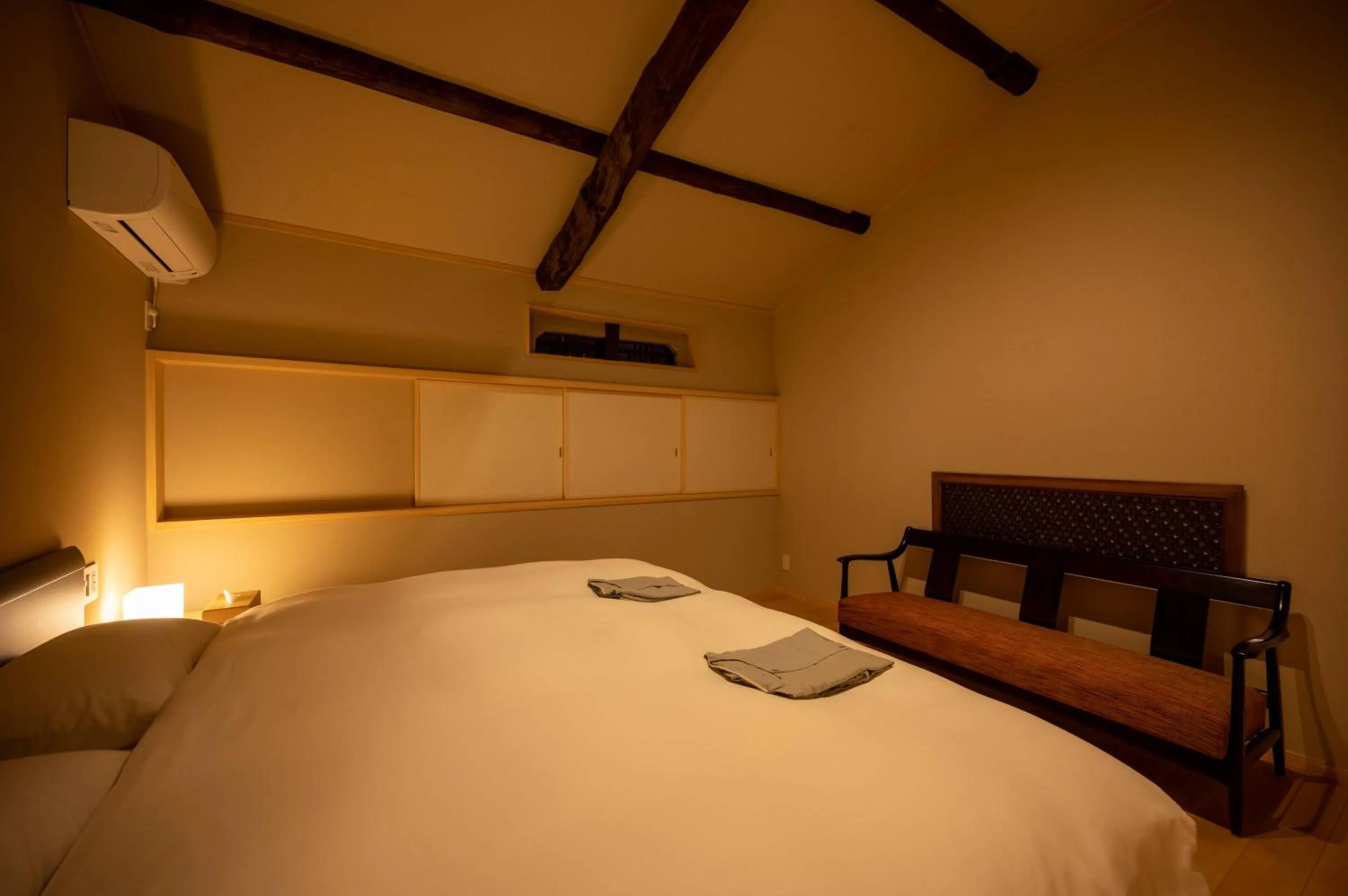 Bed in CAMPTON Higashiyama Roku