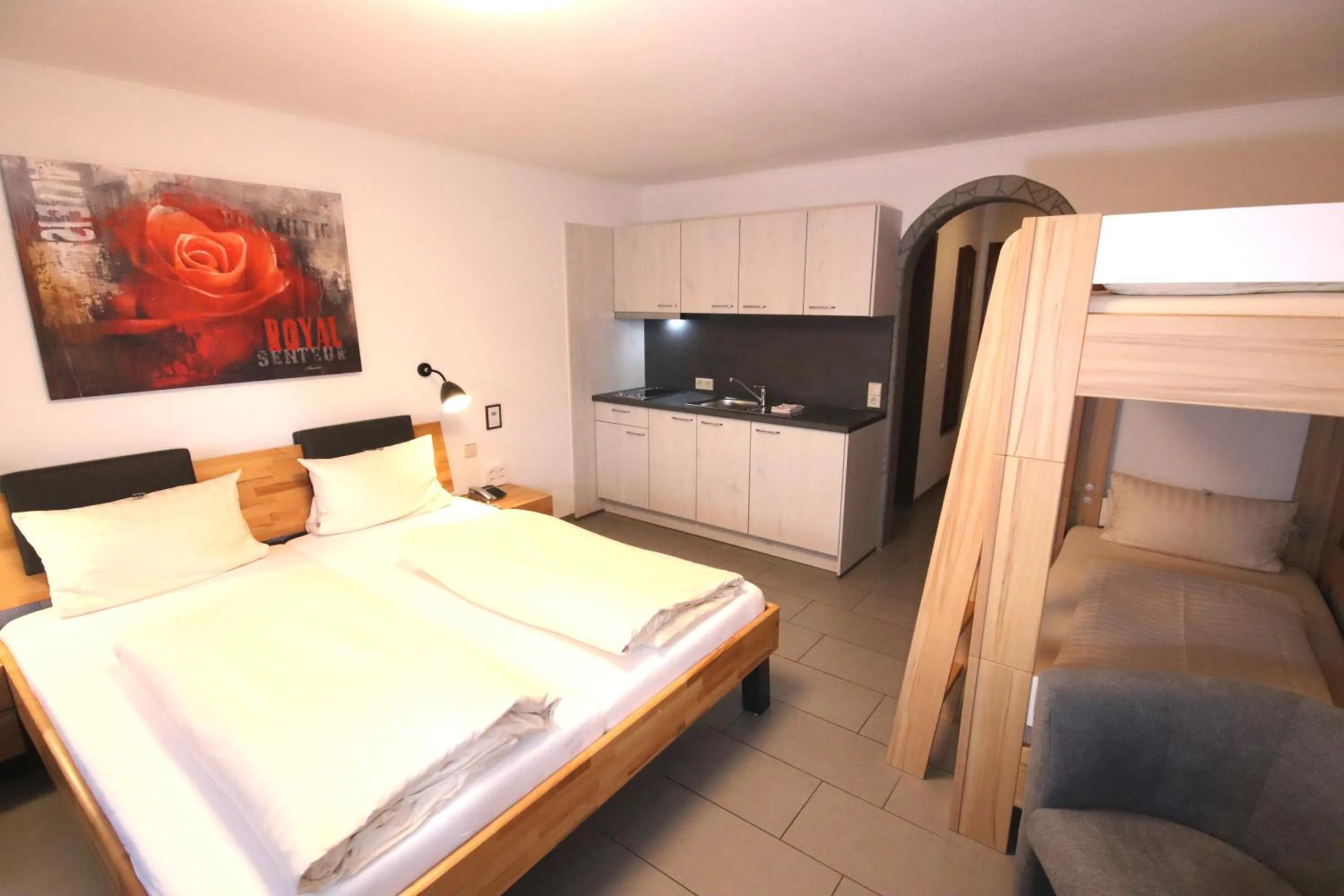 Bed in Appartements Biedermeier