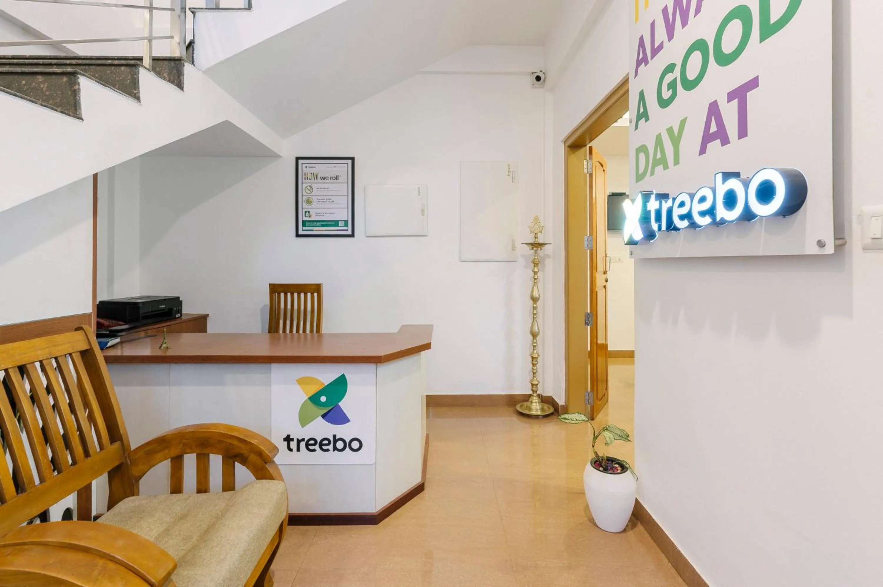 Lobby or reception in Treebo Wanderlust Residency With Mountain View