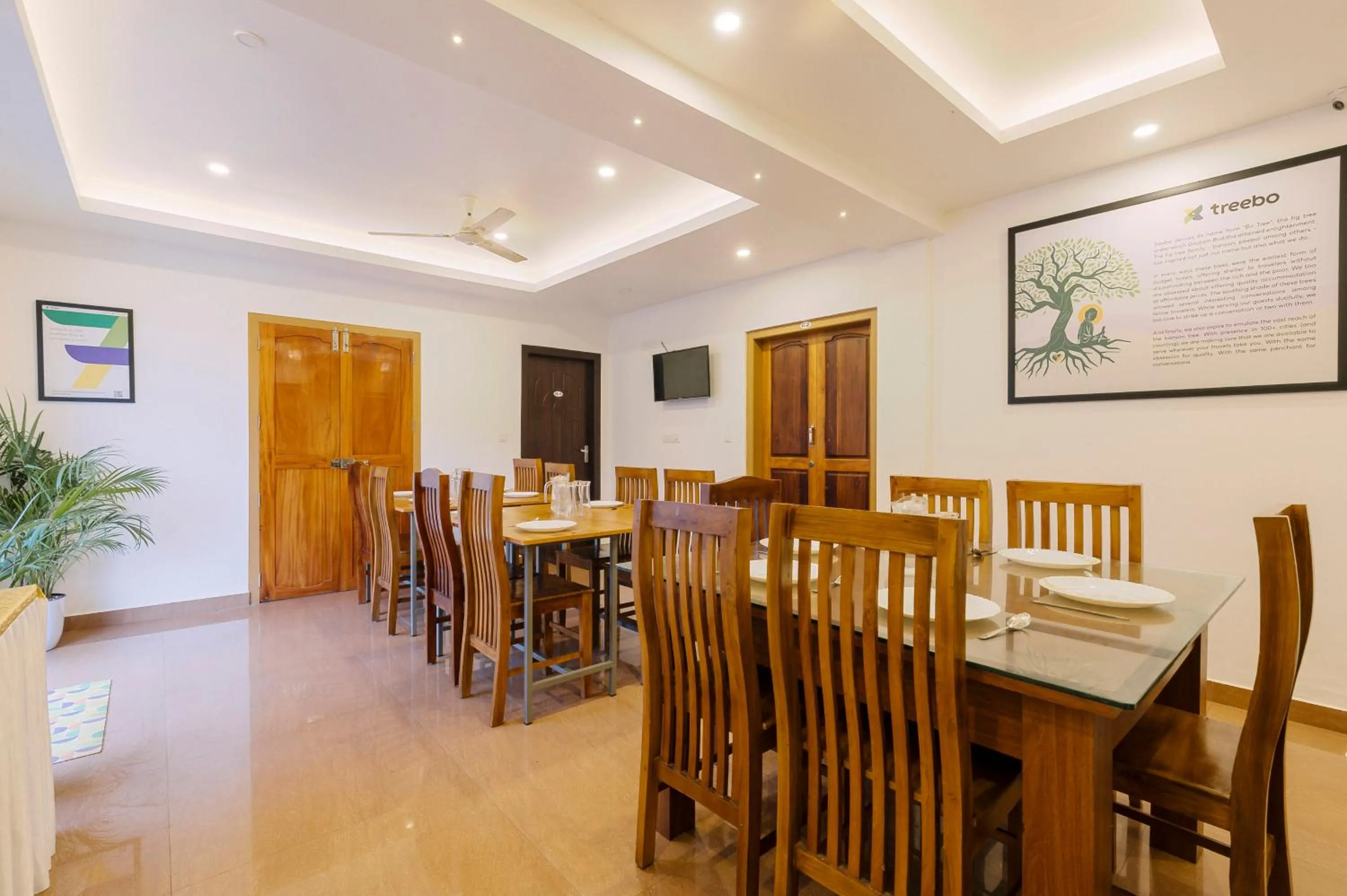 Dining area in Treebo Wanderlust Residency With Mountain View