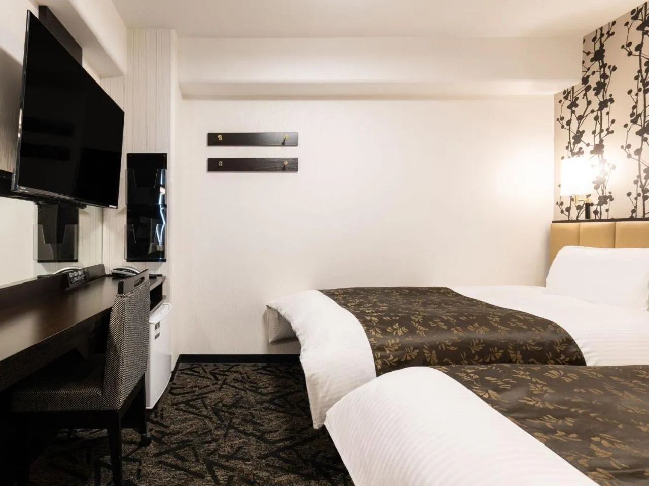 Bed in APA Hotel Nambakita Shinsaibashi Ekimae