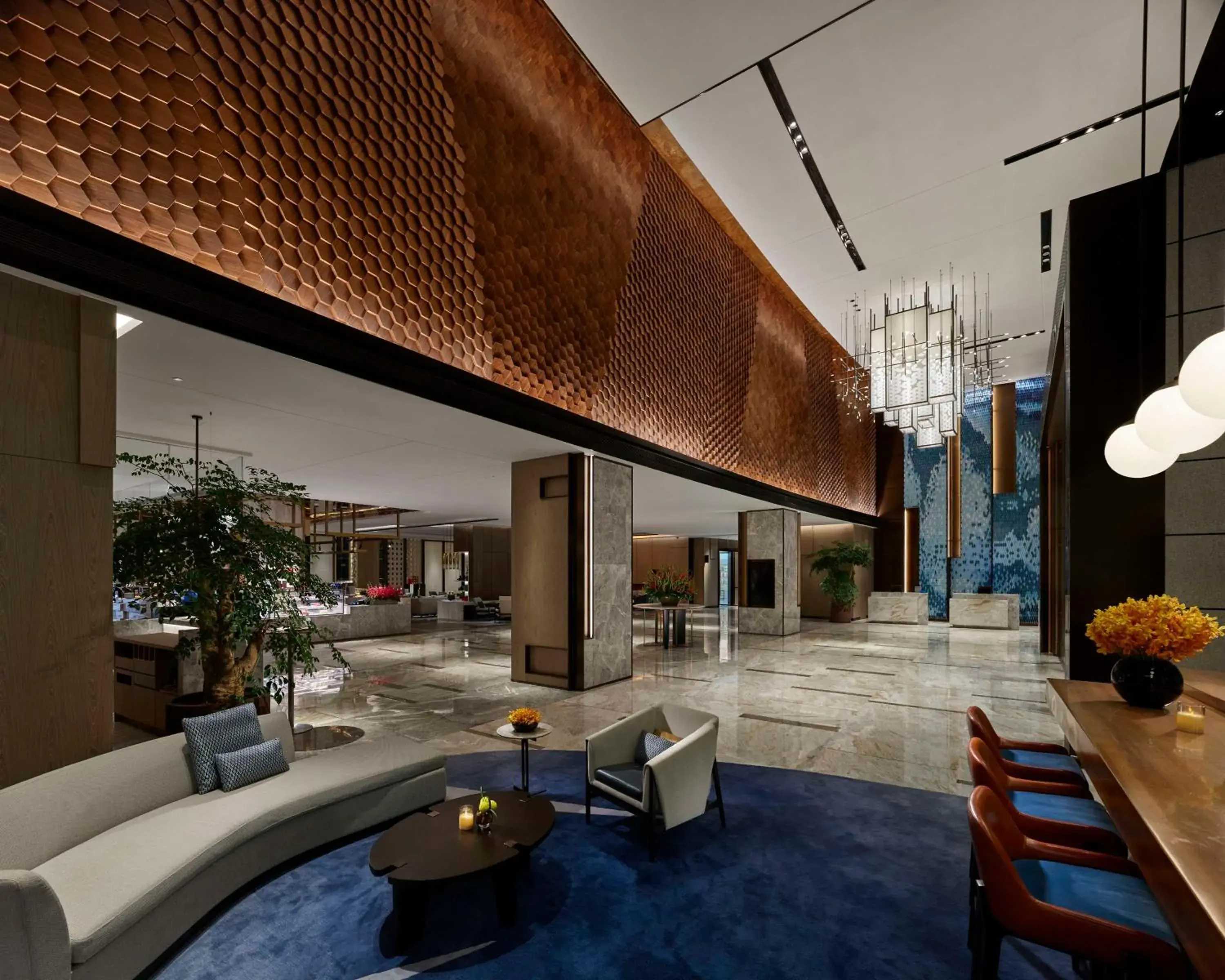 Lobby or reception in Hyatt Regency Shanghai Songjiang Lobby or reception in Hyatt Regency Shanghai Songjiang