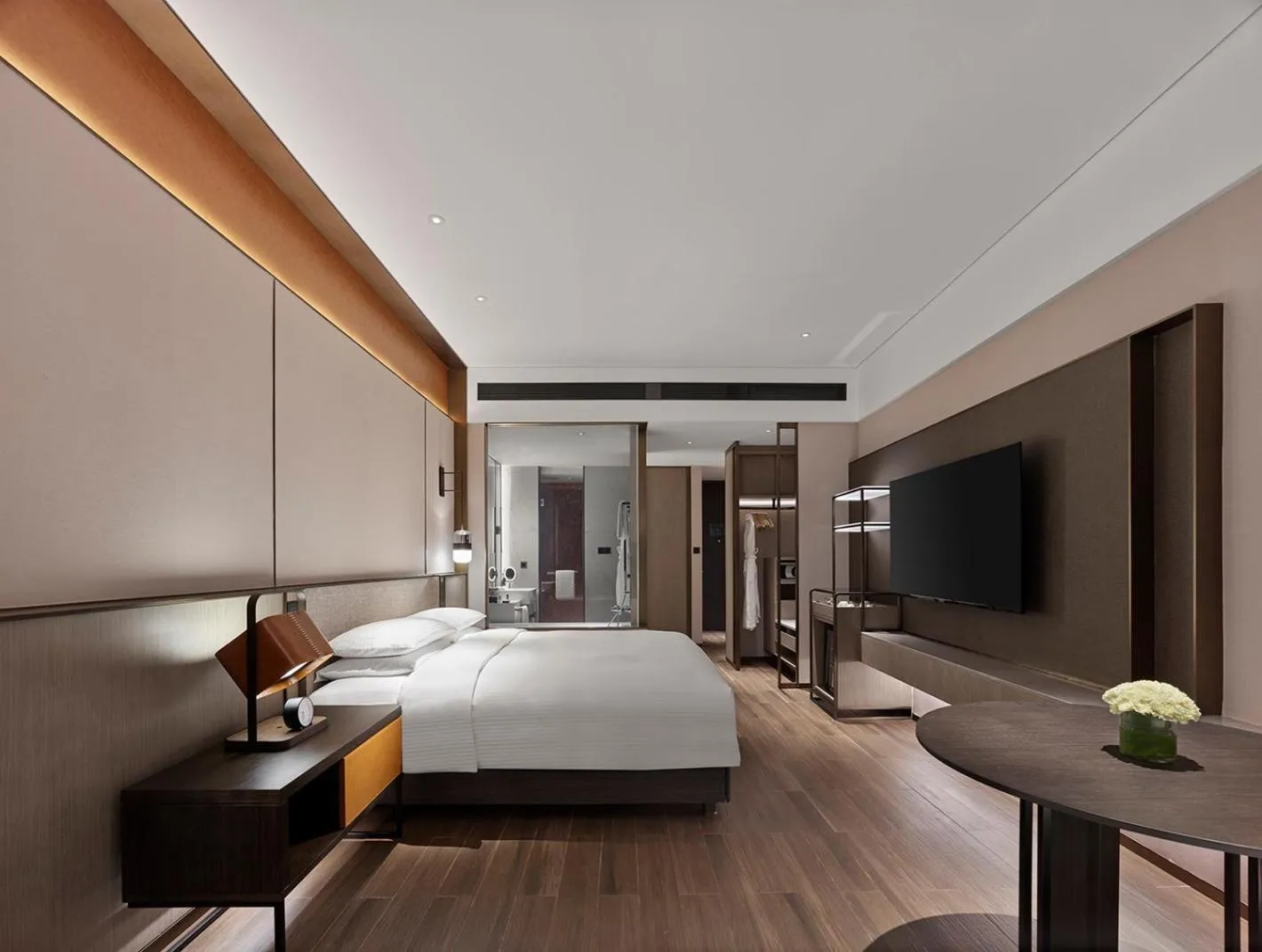 Bedroom, Bed in Hyatt Regency Shanghai Songjiang