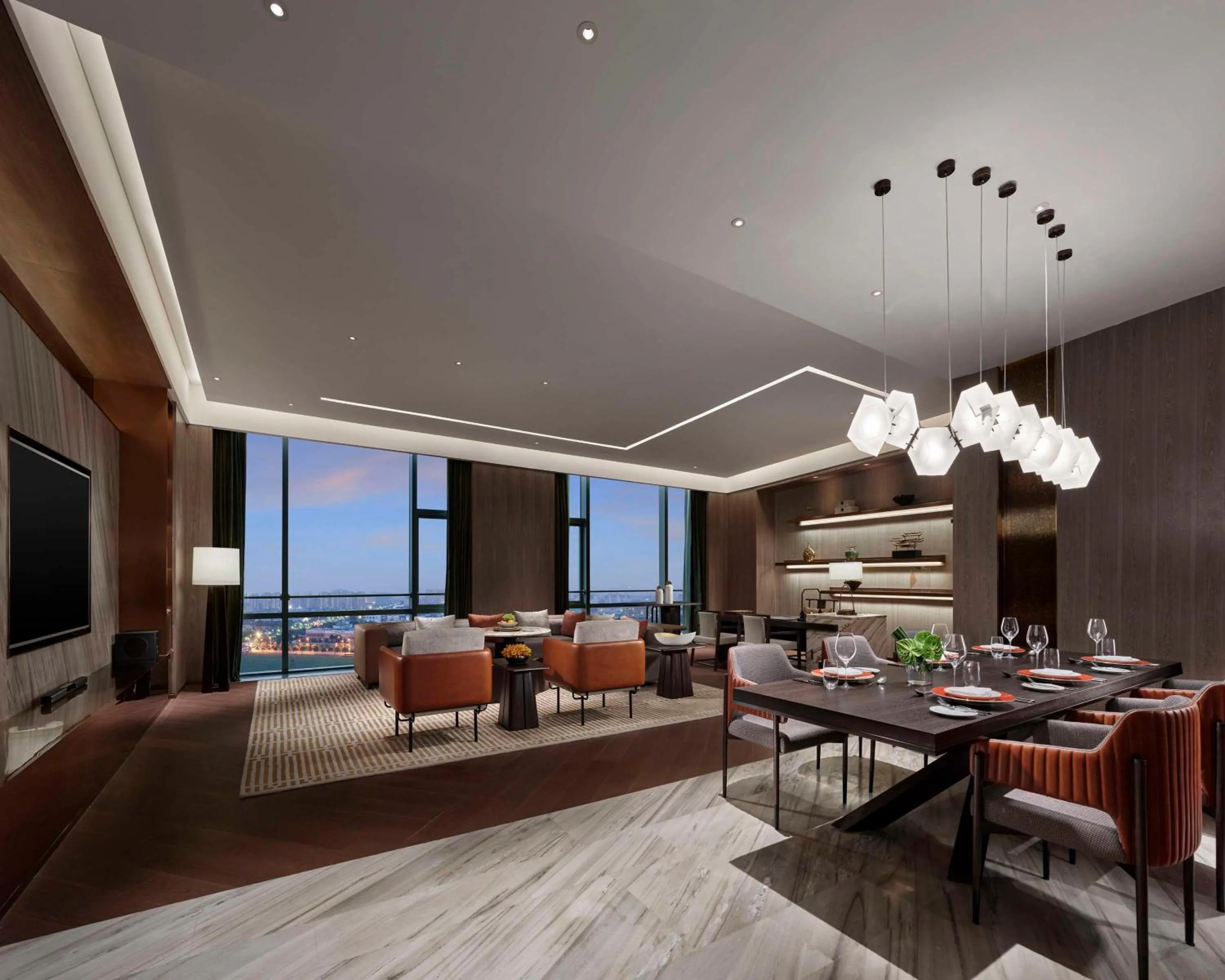 Photo of the whole room in Hyatt Regency Shanghai Songjiang