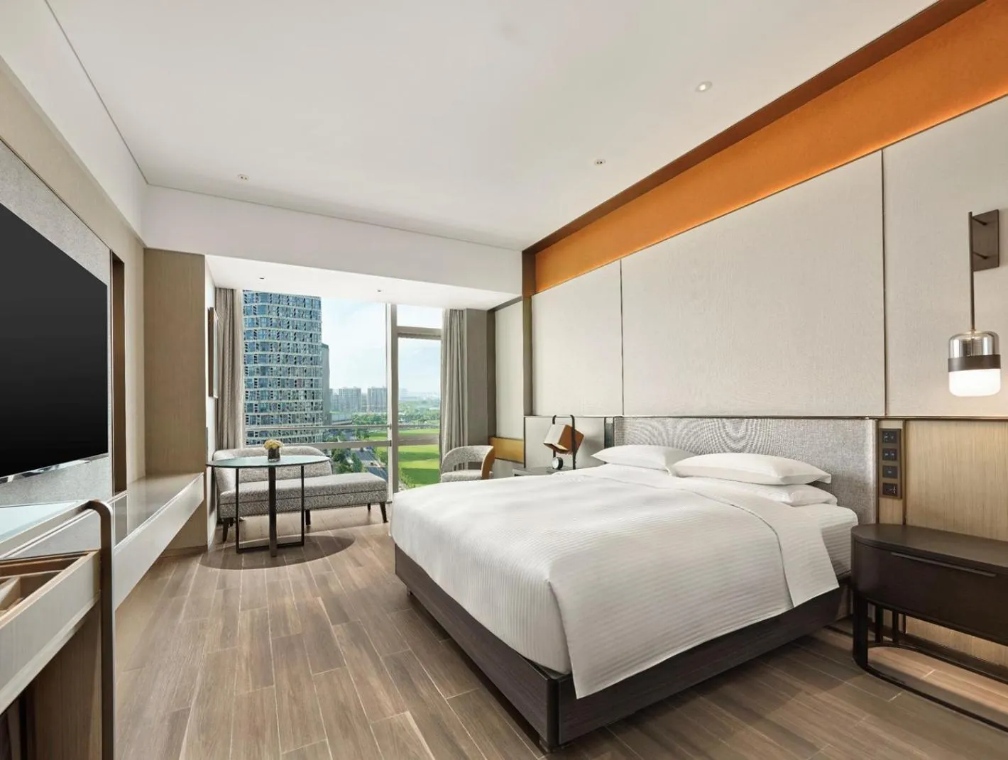Bedroom, Bed in Hyatt Regency Shanghai Songjiang