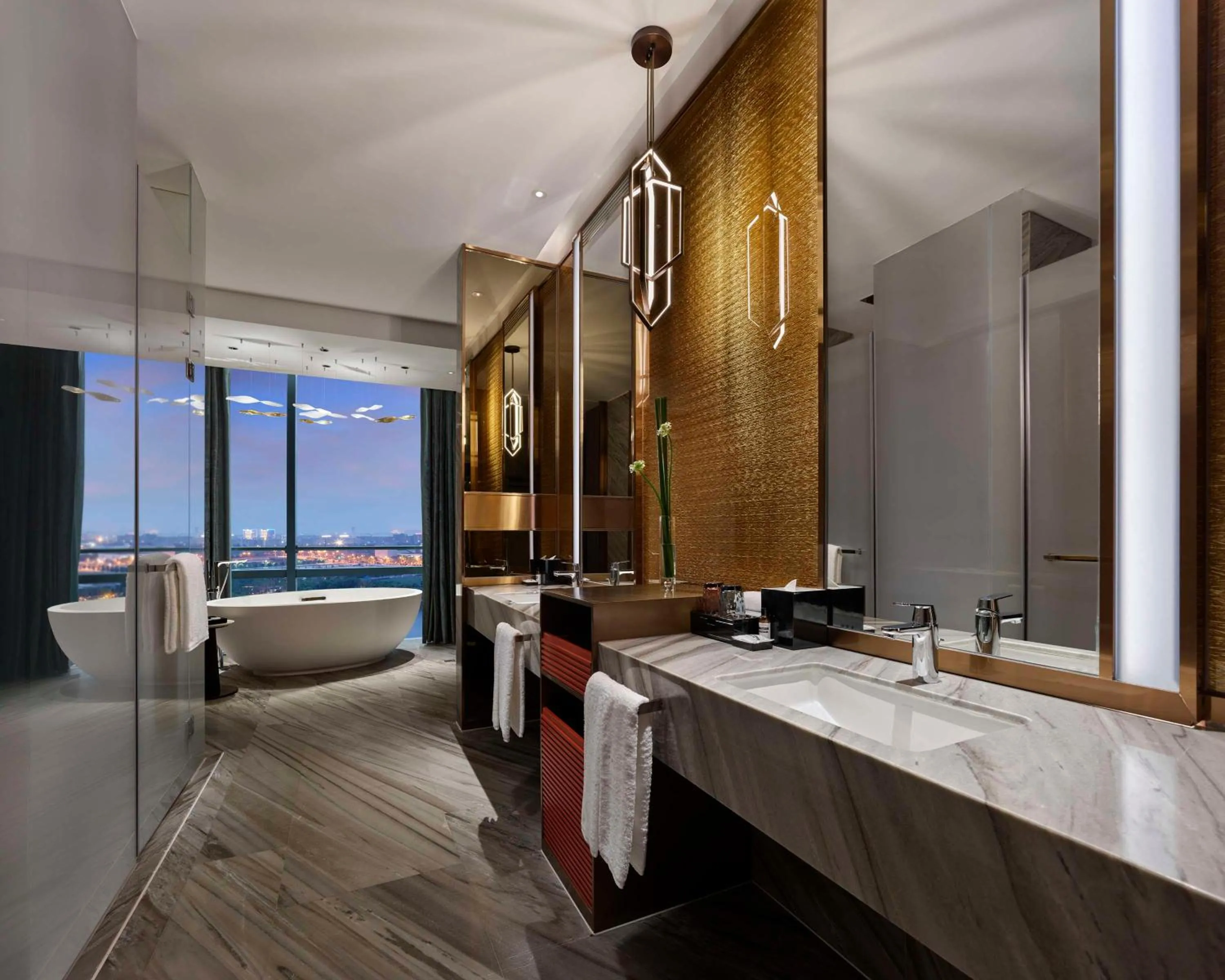 Bathroom in Hyatt Regency Shanghai Songjiang