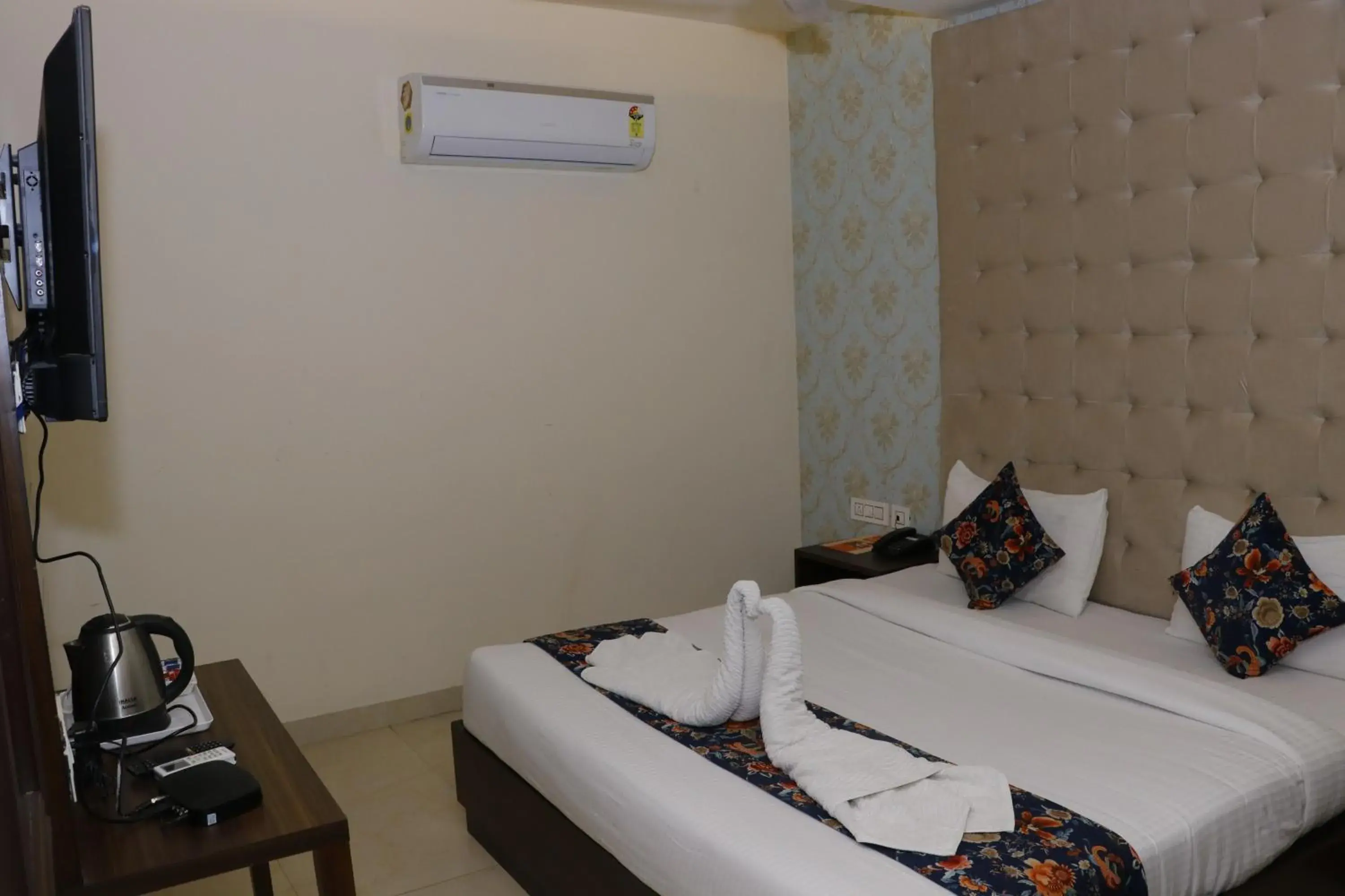 View (from property/room), Bed in Hotel S C Residency View (from property/room), Bed in Hotel S C Residency