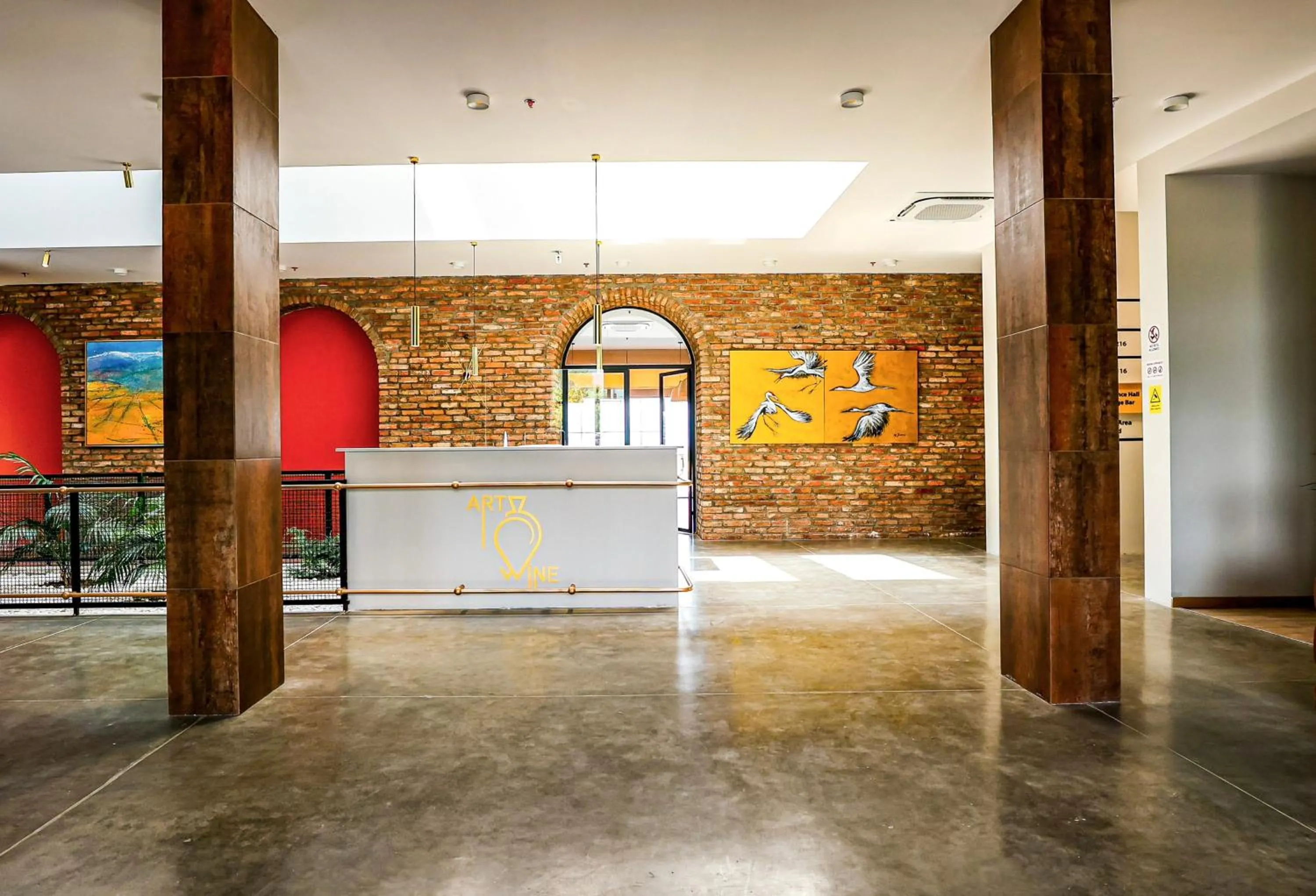 Lobby or reception in Chateau Artwine