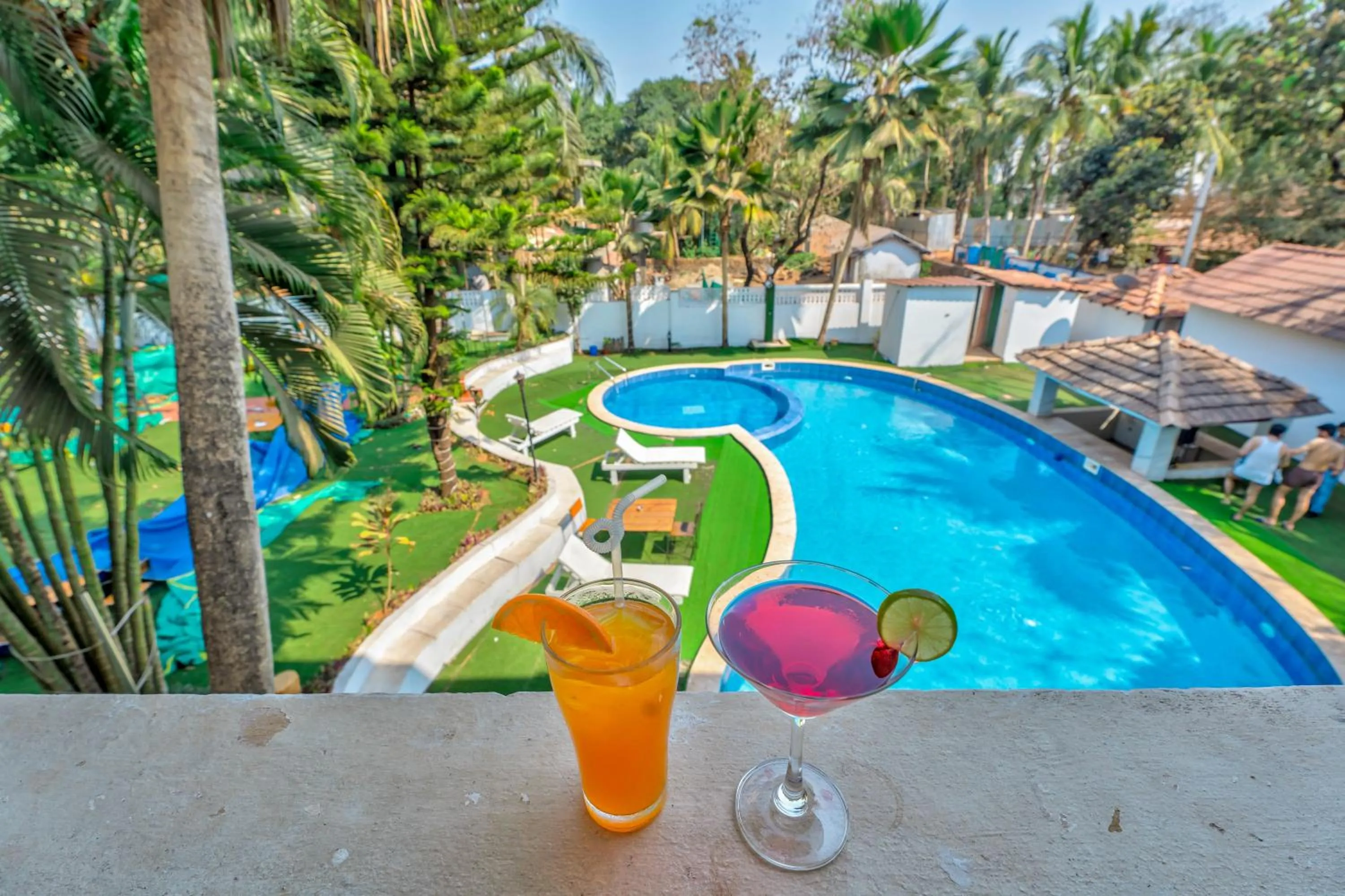 Patio in The Boho, Vagator Beach Goa Near Thalassa