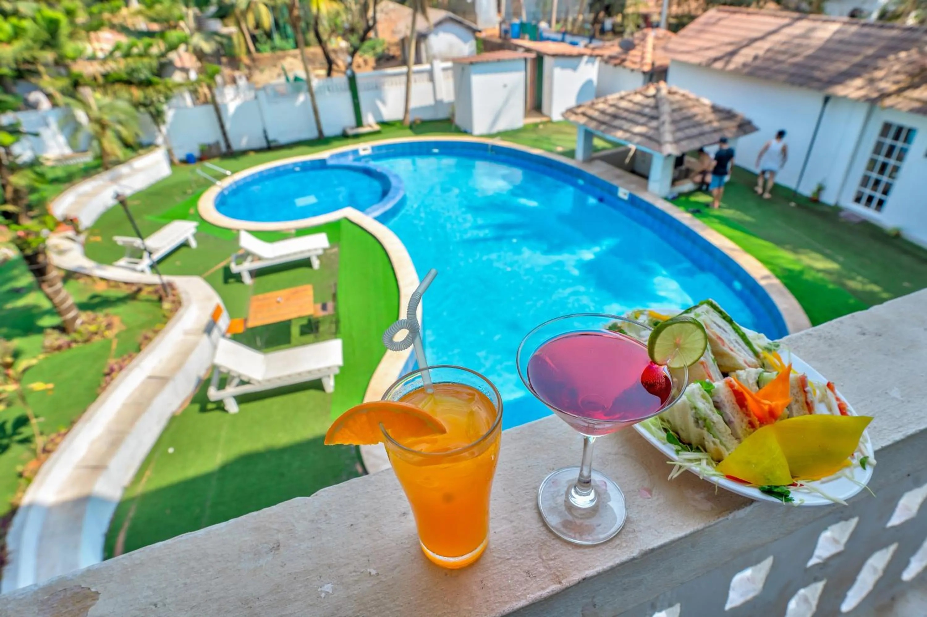 Patio in The Boho, Vagator Beach Goa Near Thalassa
