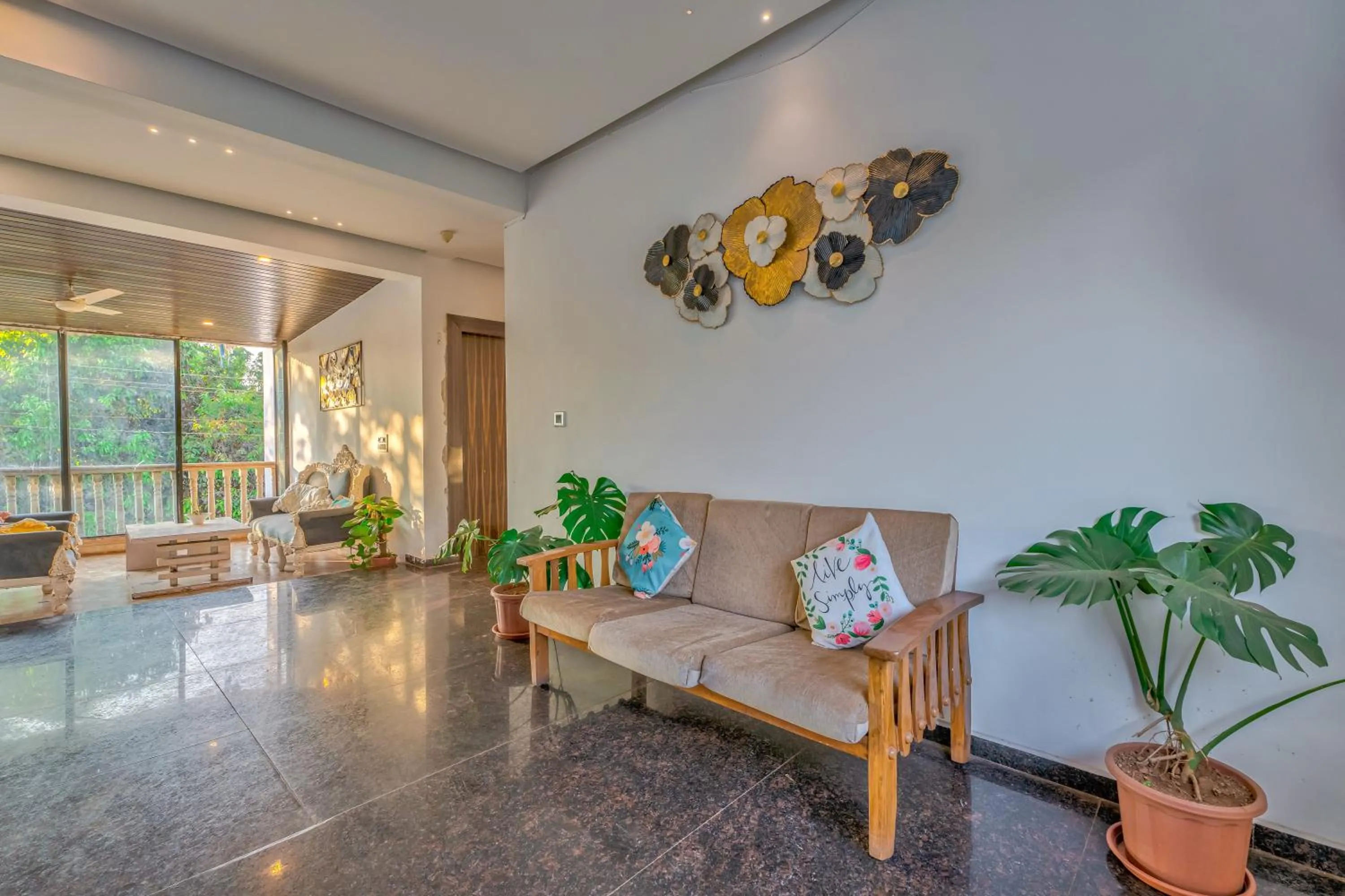 Seating area in The Boho, Vagator Beach Goa Near Thalassa