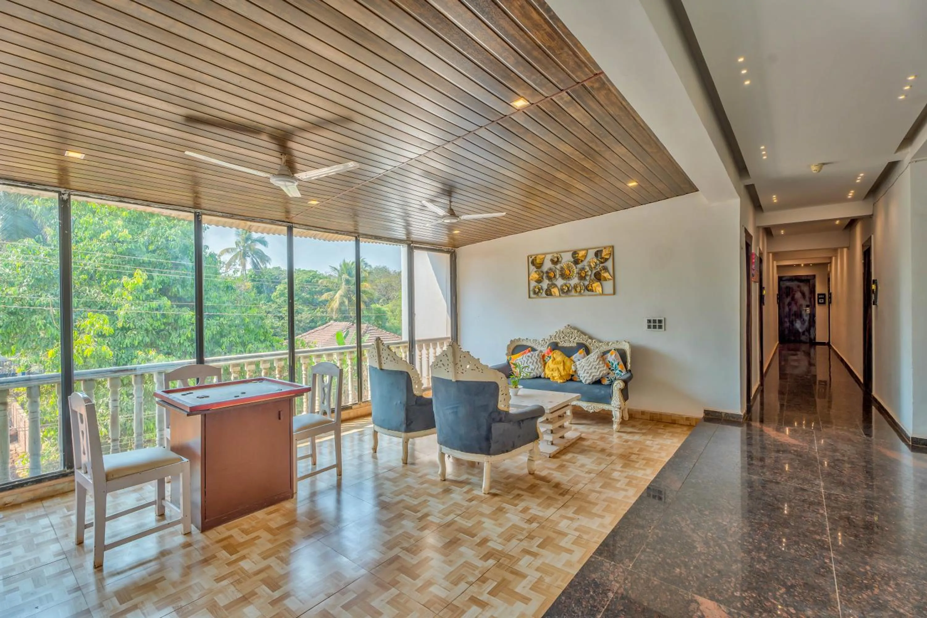Living room in The Boho, Vagator Beach Goa Near Thalassa