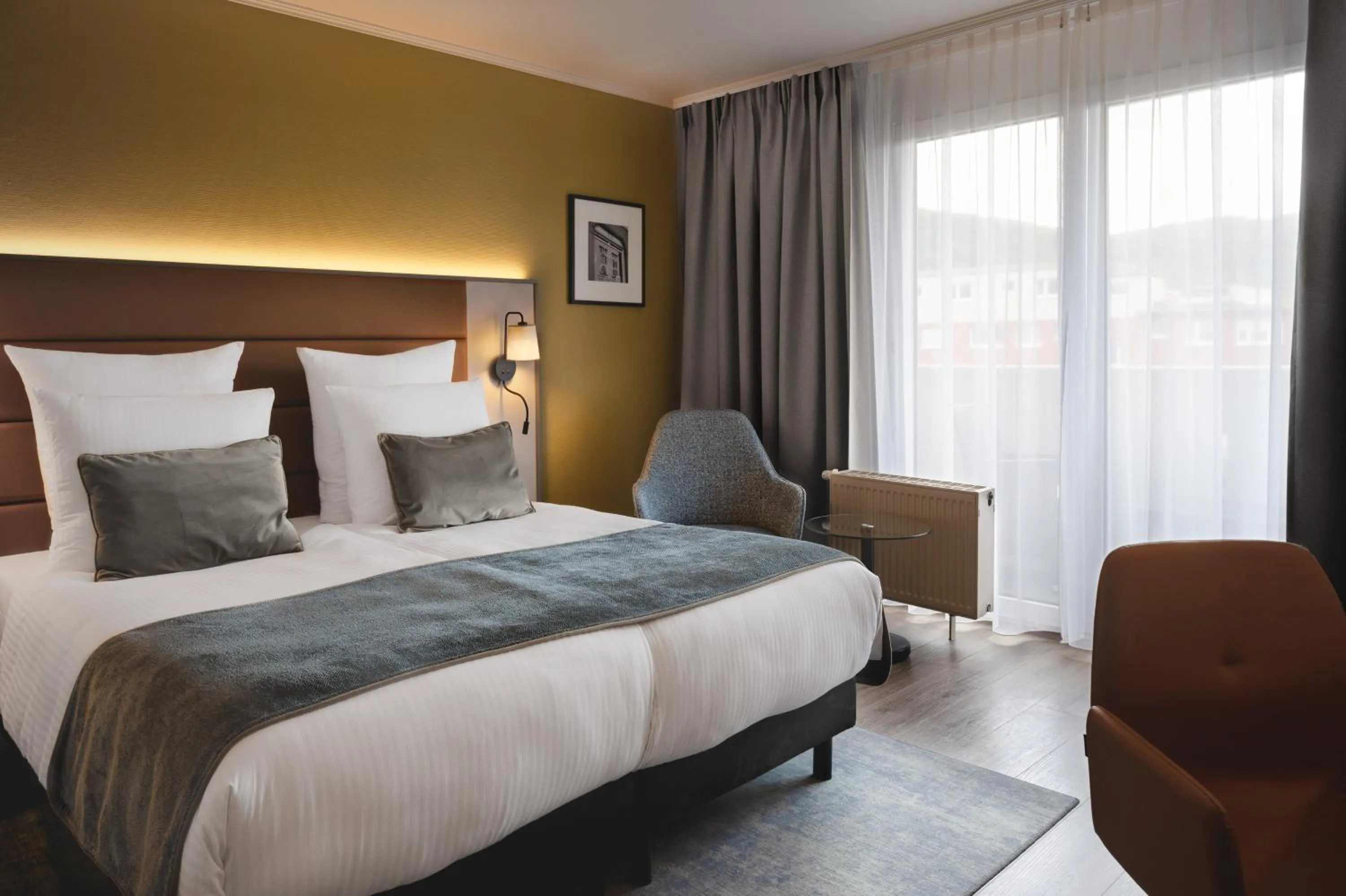 Bed in Leonardo Hotel Heidelberg City Center