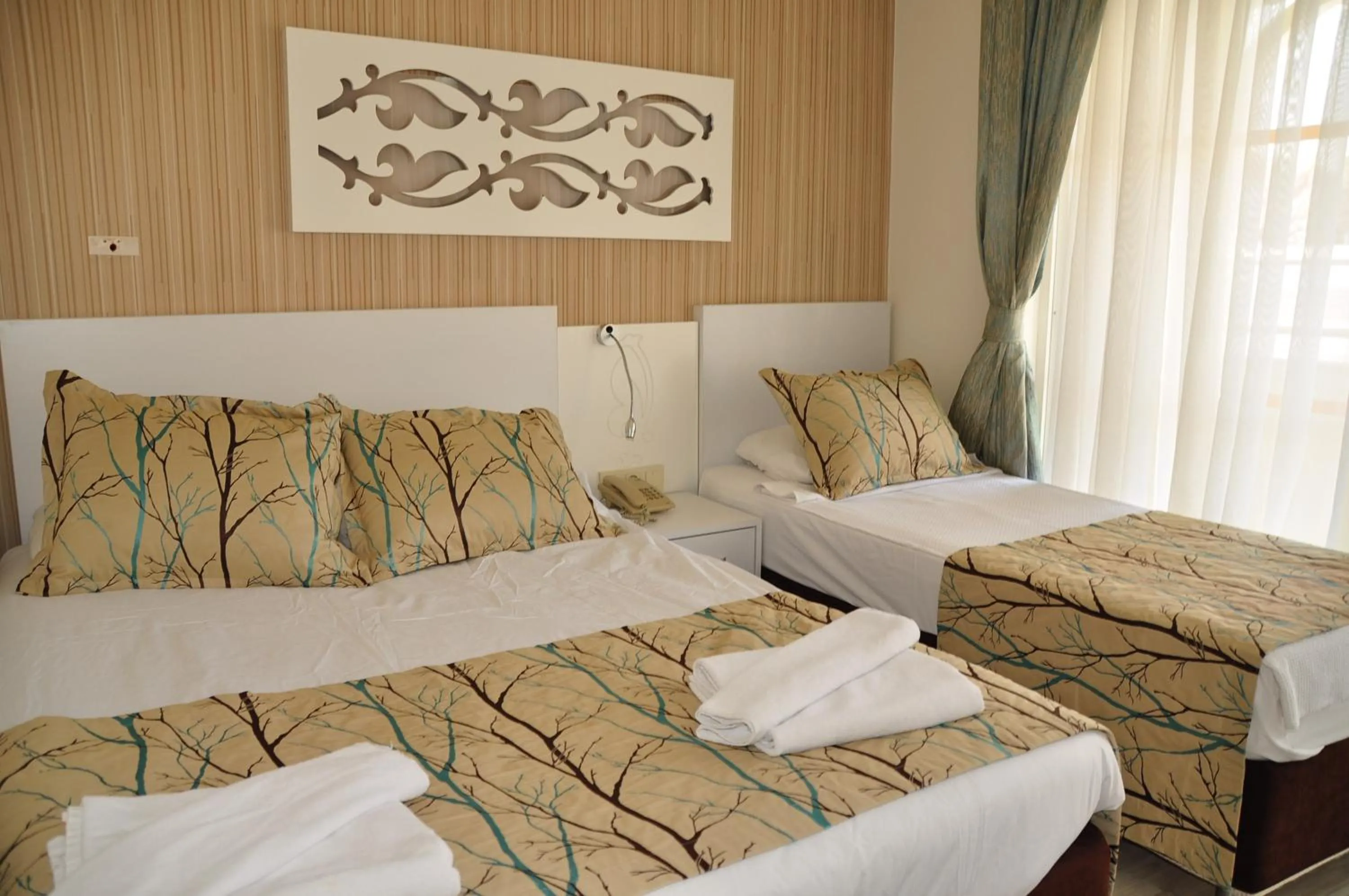 Bed in Side Miami Beach Hotel