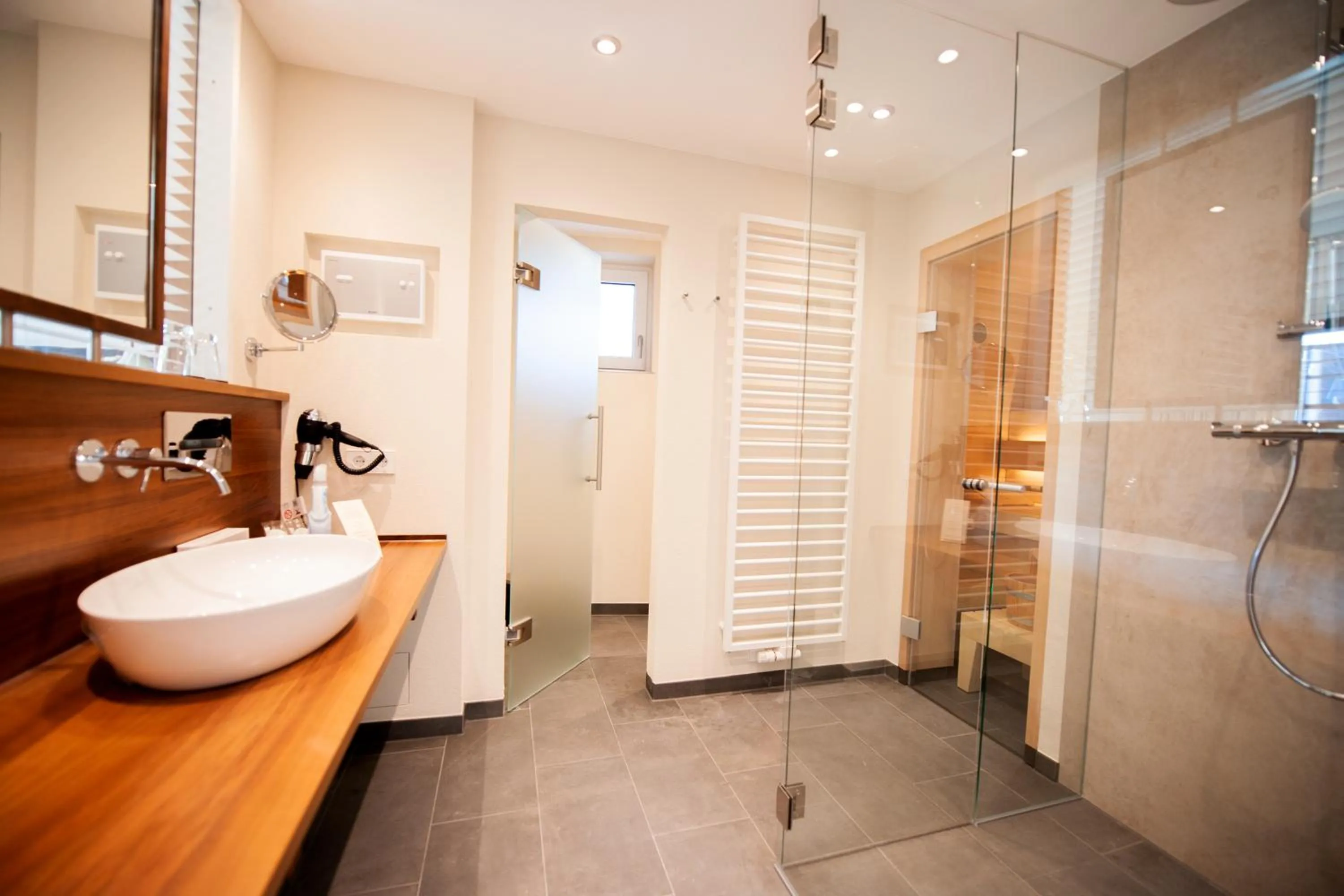 Shower in Rebers Pflug