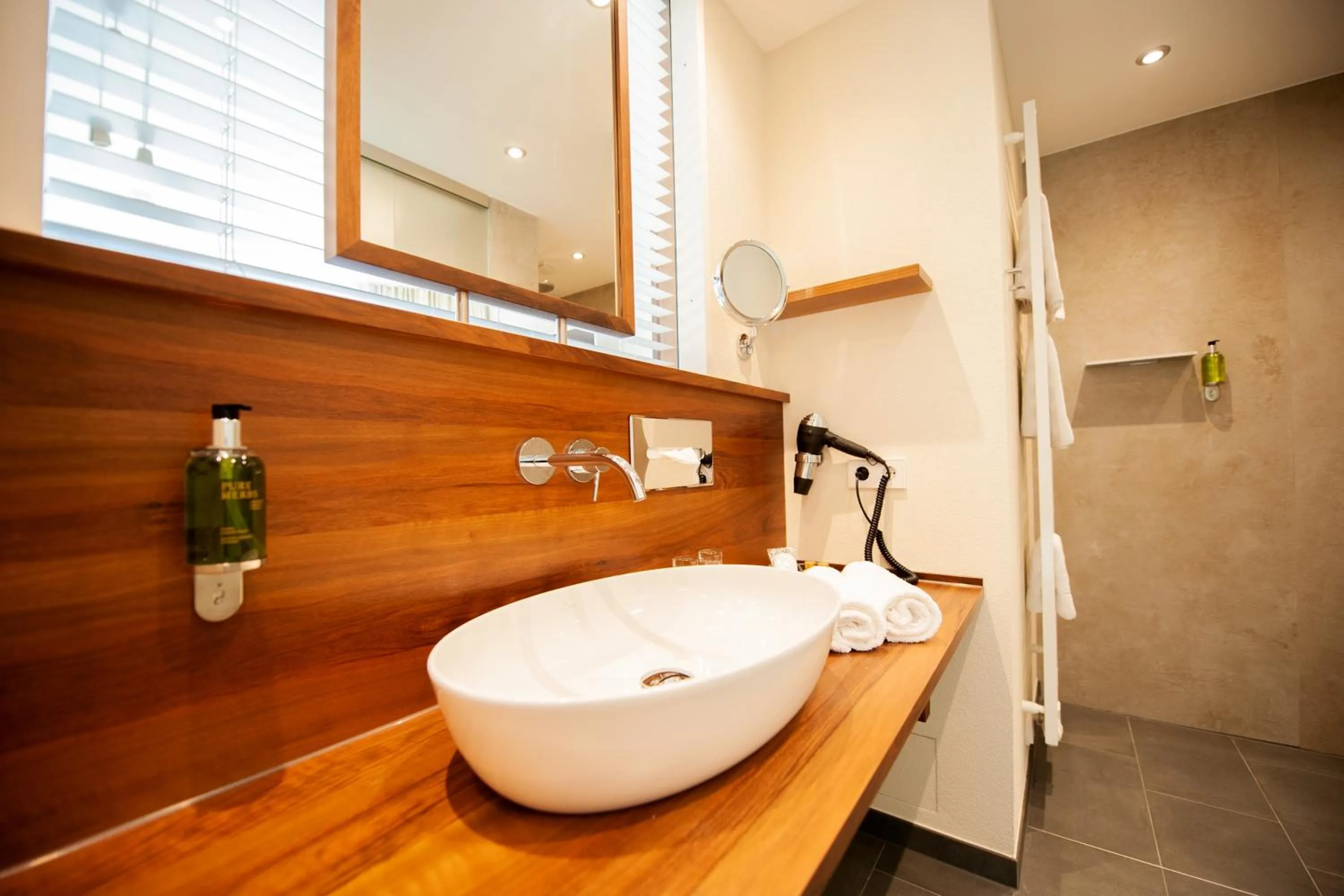 Shower in Rebers Pflug