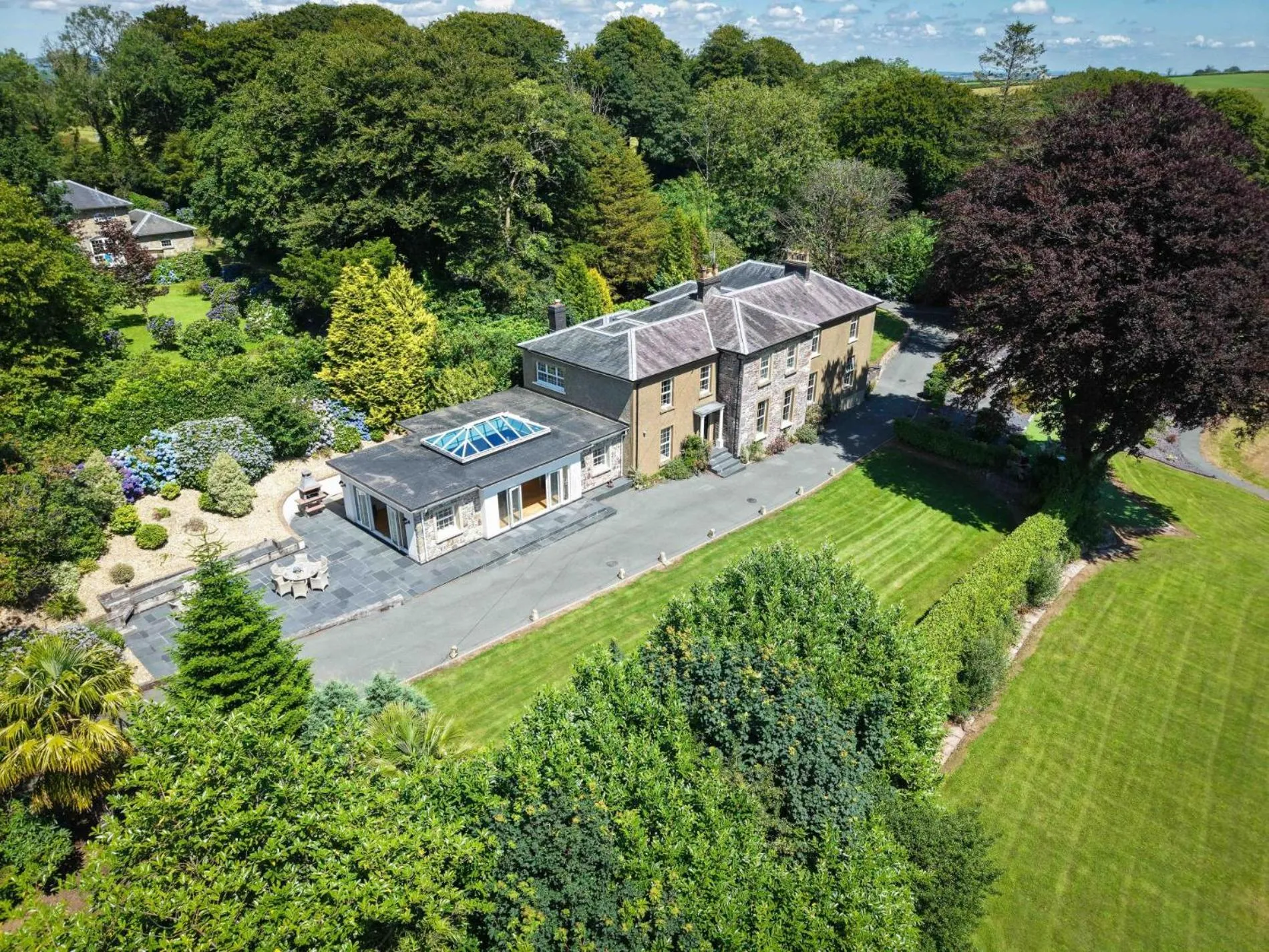 Floor plan in Cilrhiw Country House - Princes Gate