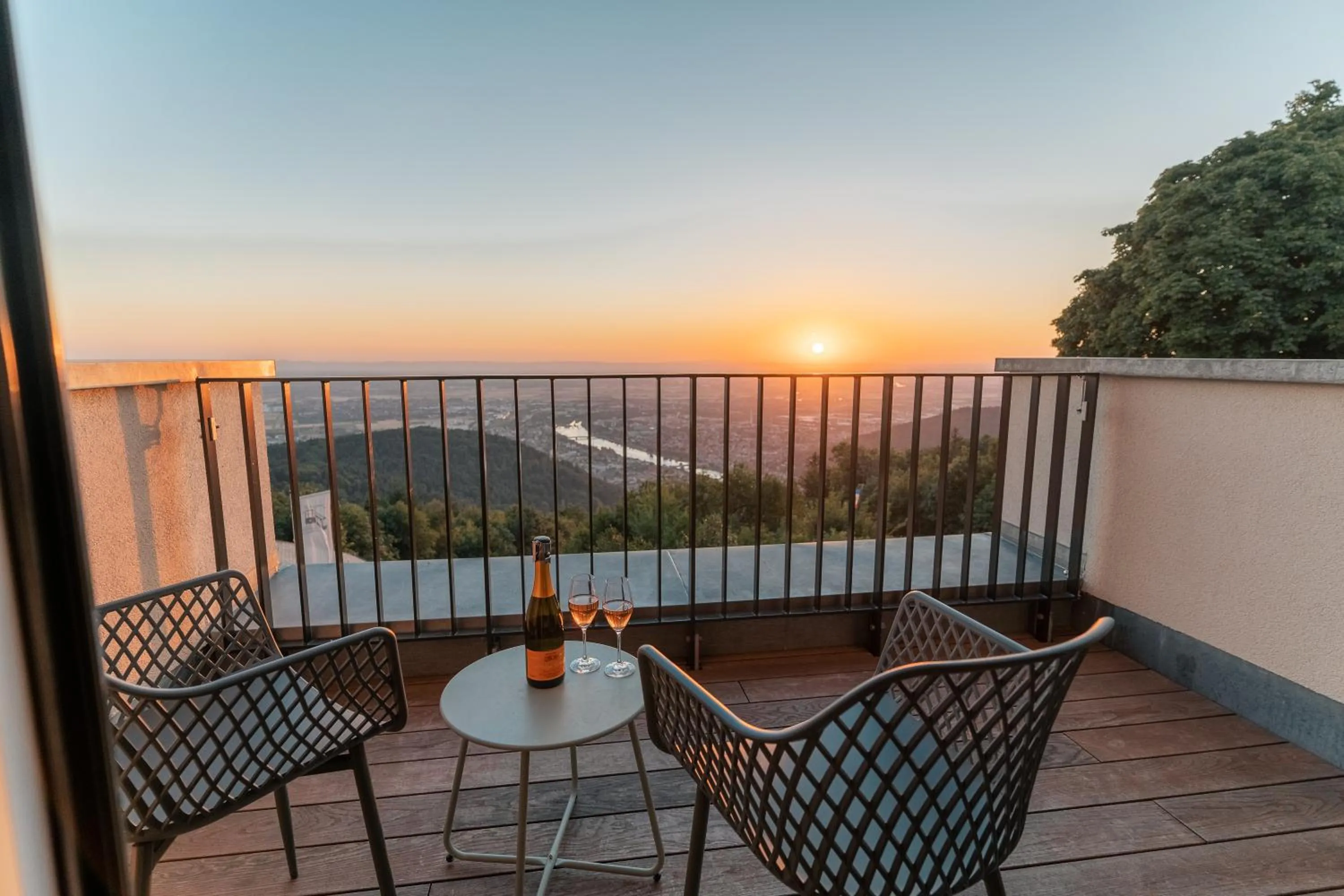 View (from property/room) in Berggasthof Königstuhl