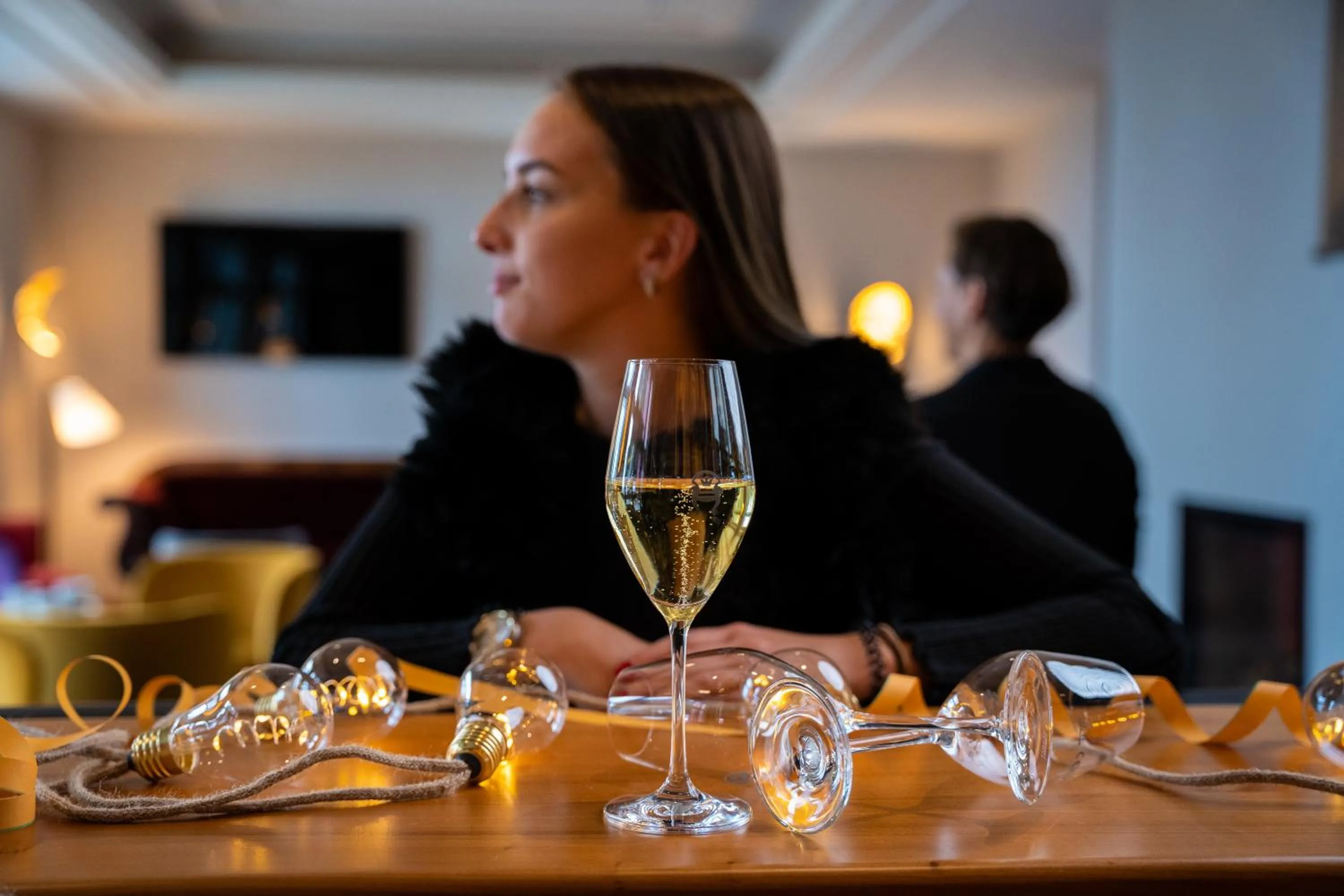 Lounge or bar in Berggasthof Königstuhl