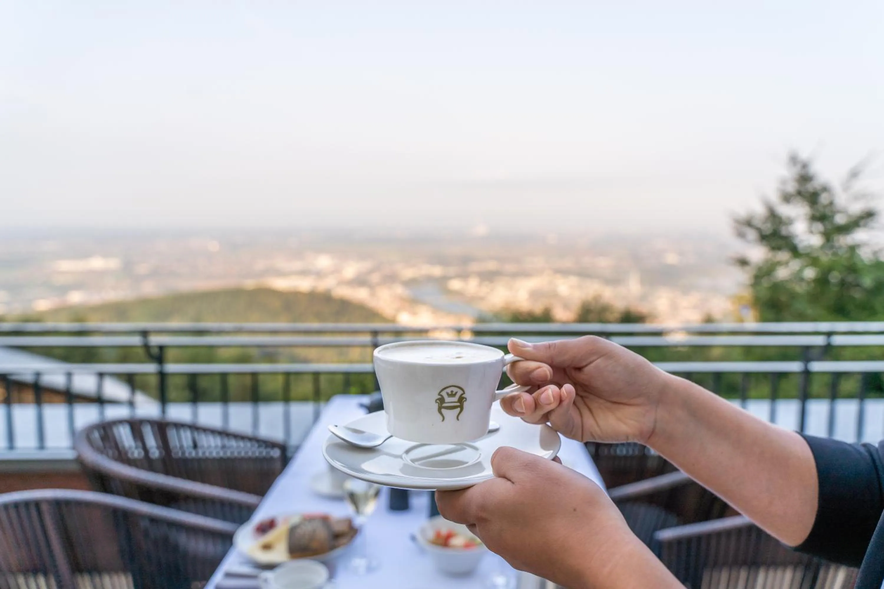 Balcony/Terrace in Berggasthof Königstuhl