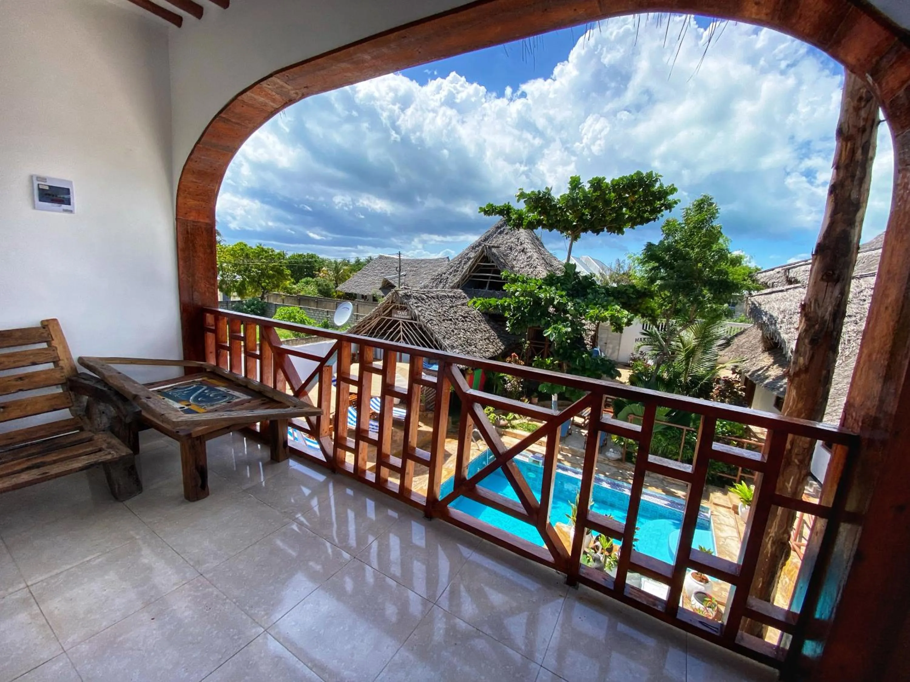 Patio in Utulivu Bungalow