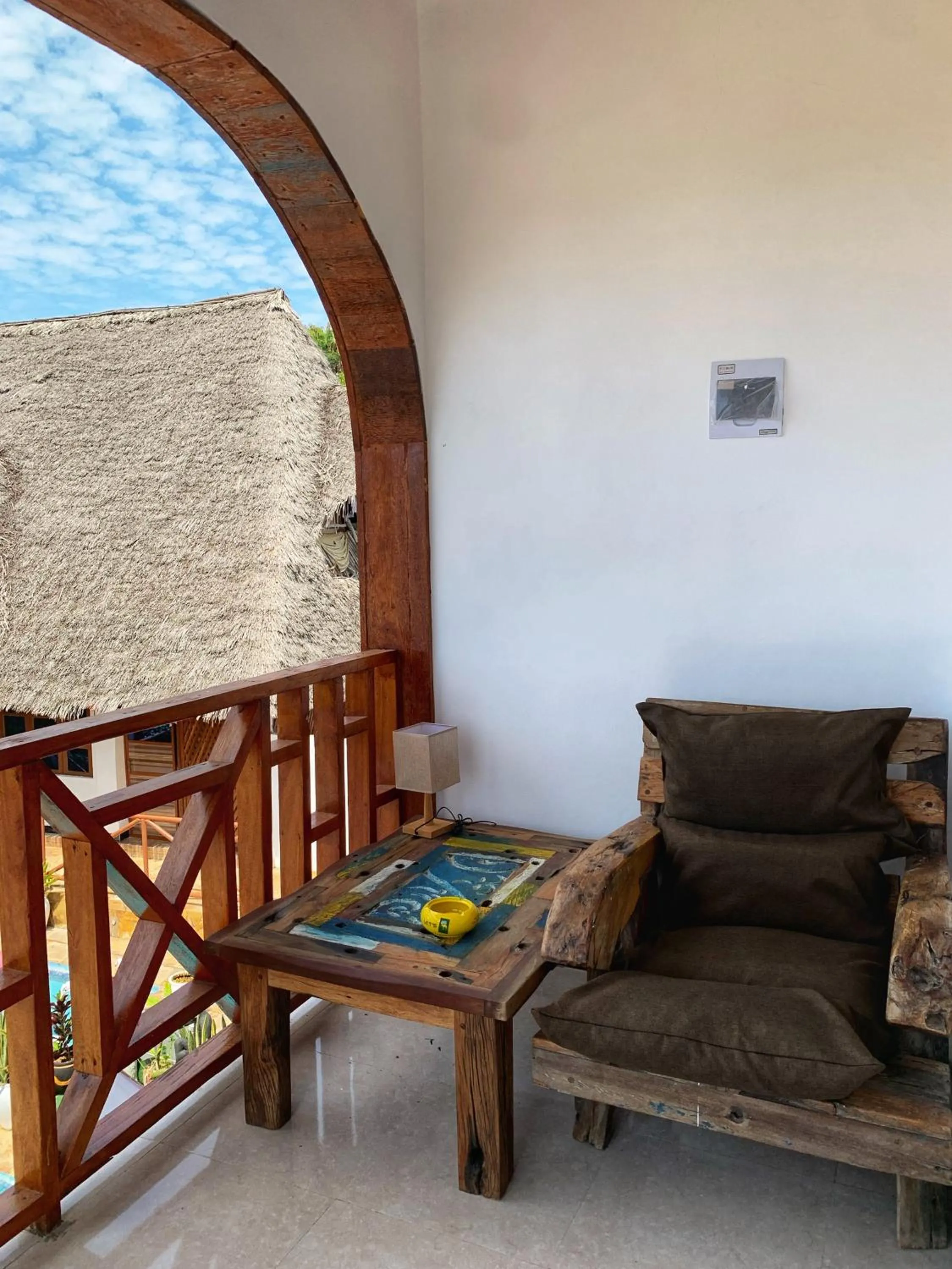 Living room in Utulivu Bungalow