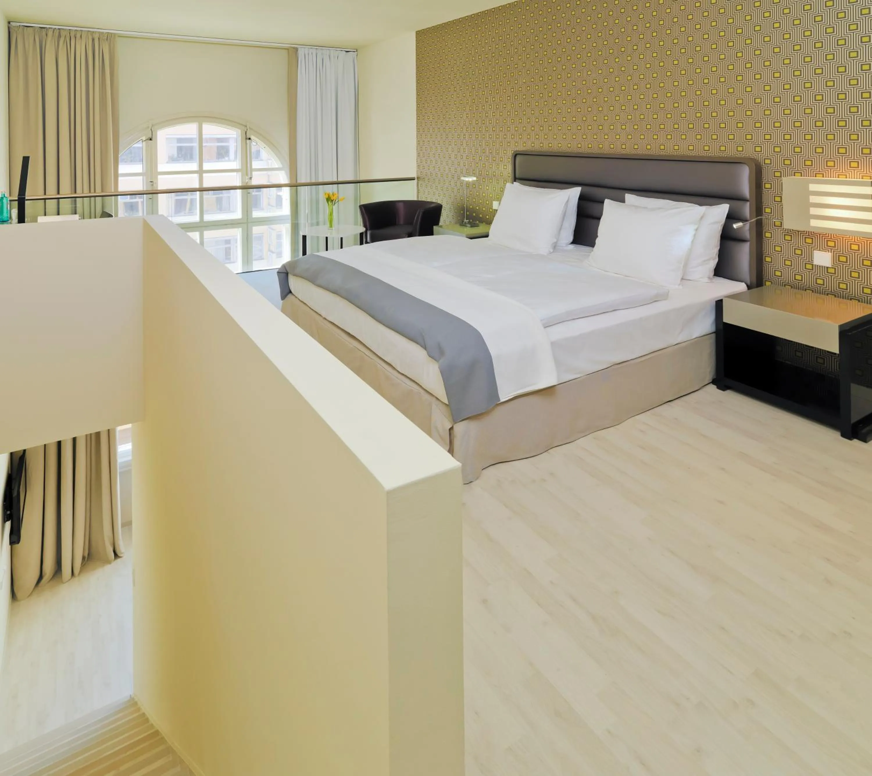 Bedroom, Bed in H10 Ku'Damm Lofts