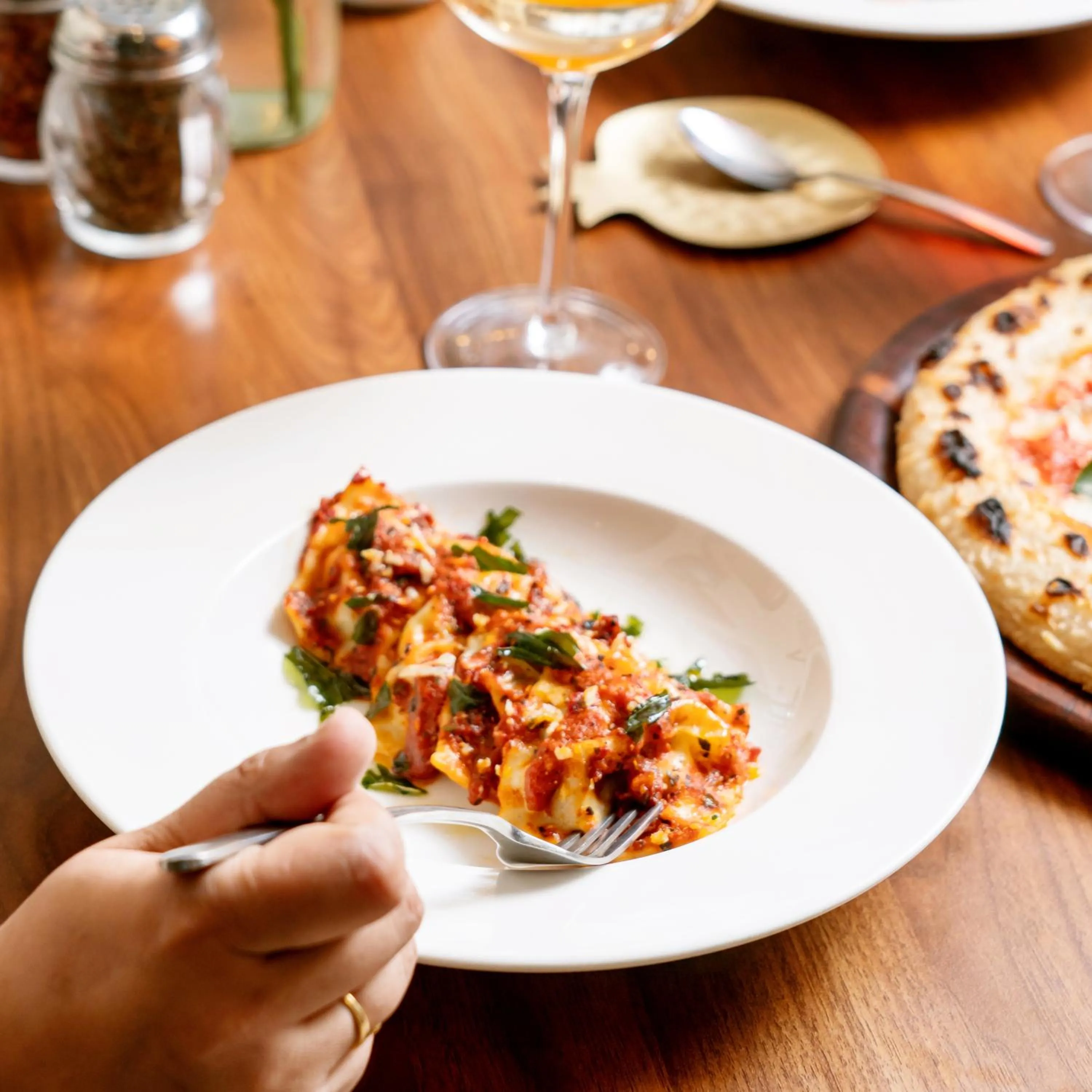 Food close-up in LP Residency