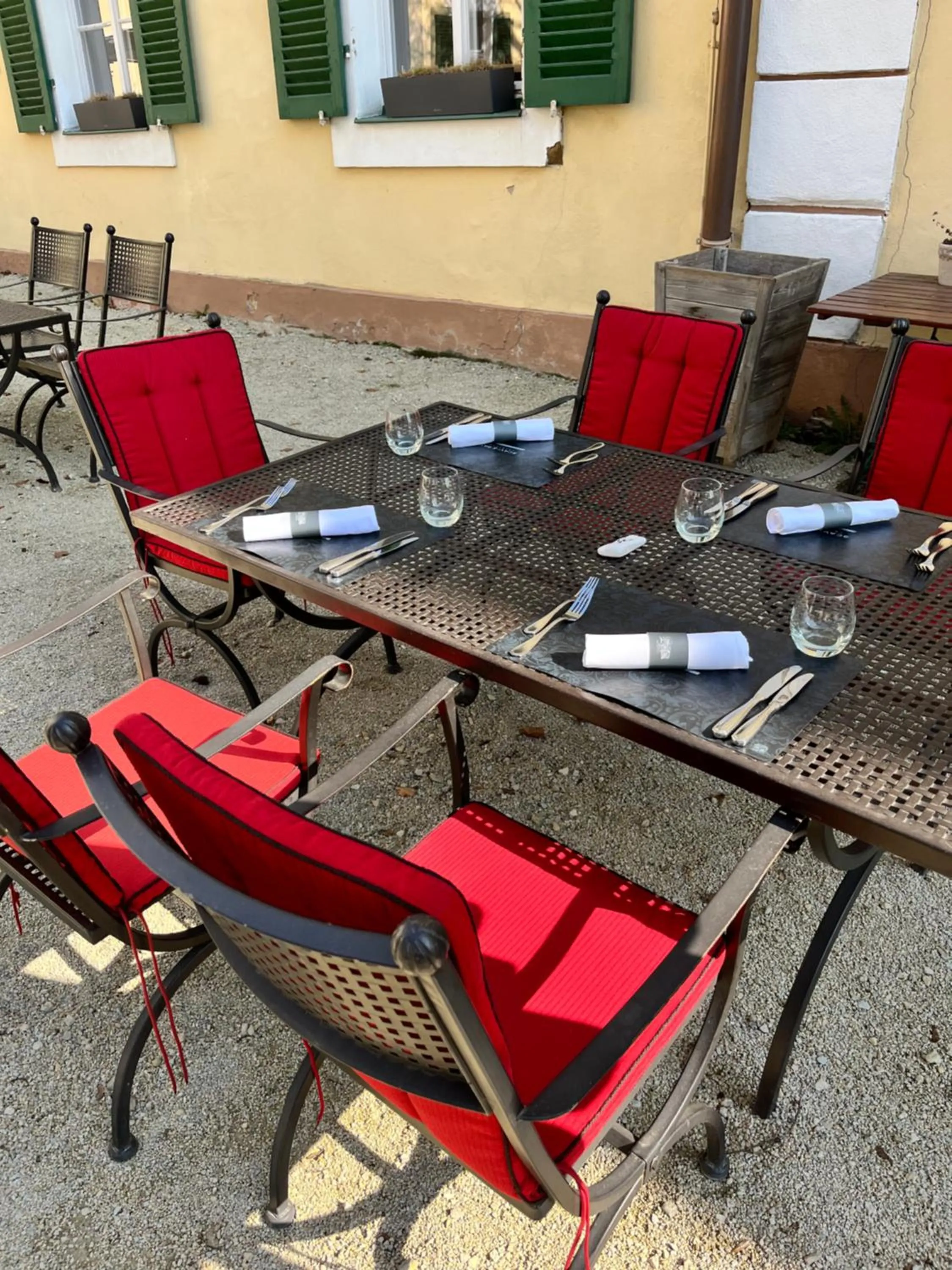Balcony/Terrace in Das Schloss Burgellern - Genuss und Geschichte seit 1726