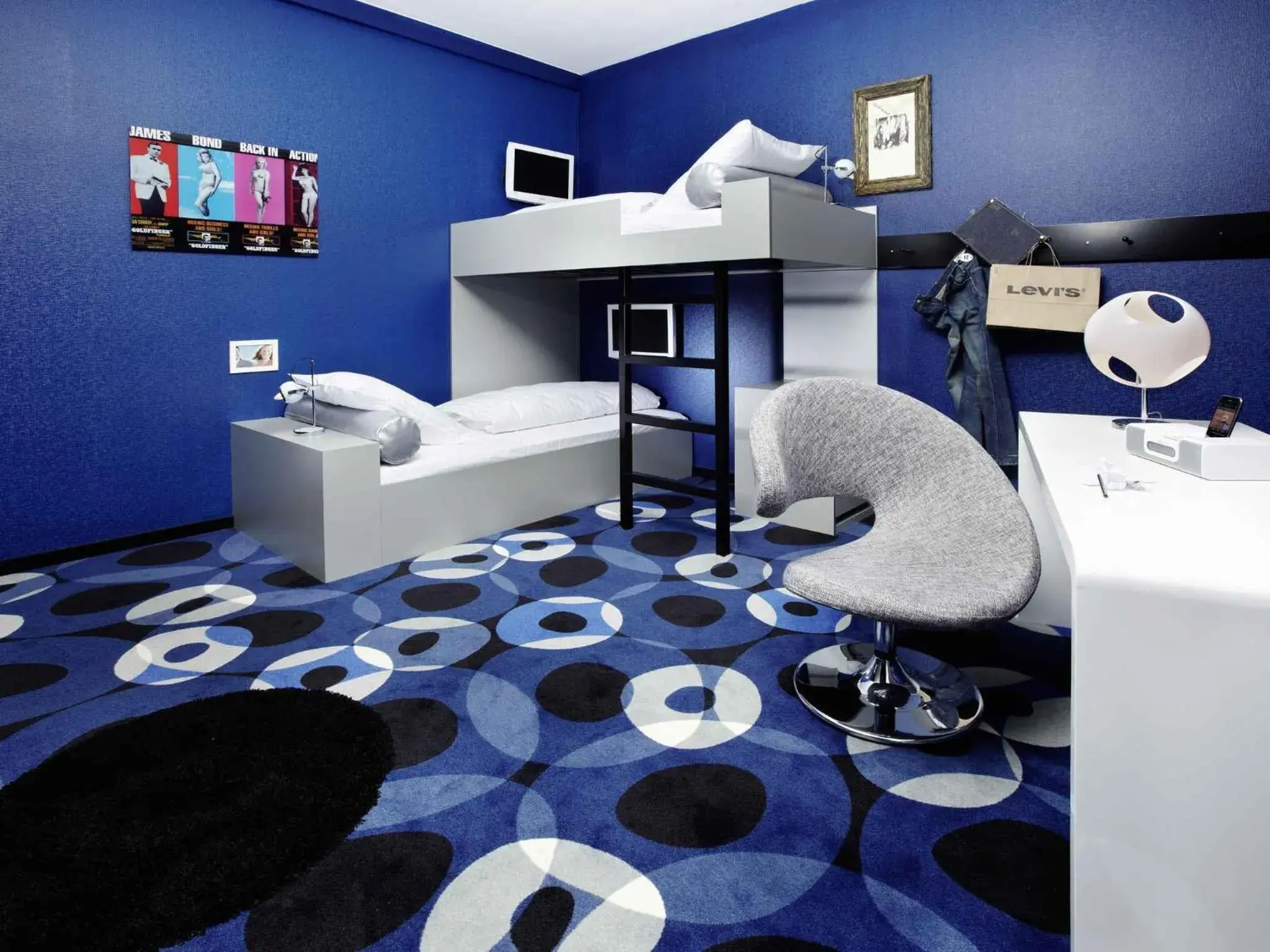 Bedroom in 25hours Hotel The Trip Bedroom in 25hours Hotel The Trip