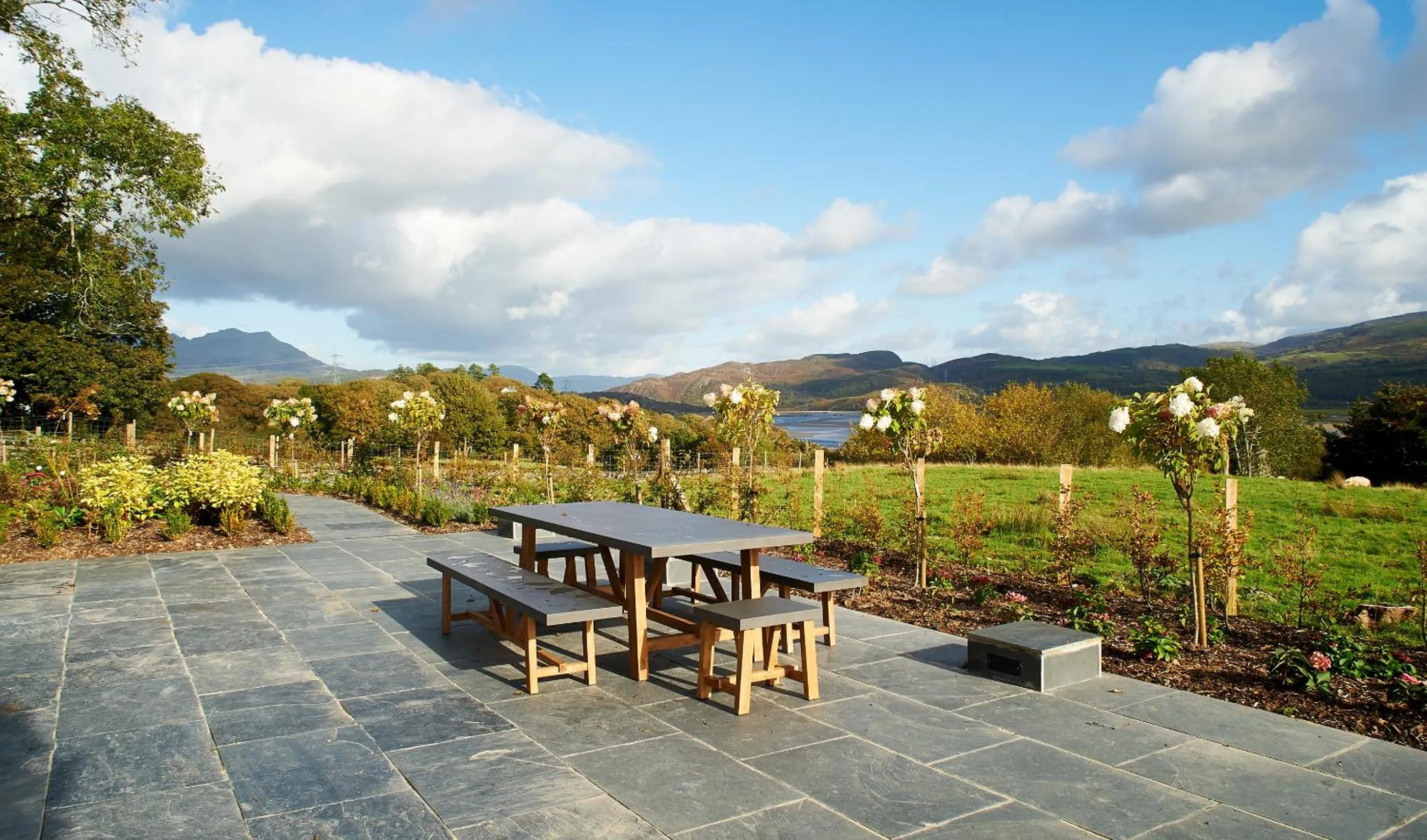 Patio in Portmeirion Village & Castell Deudraeth