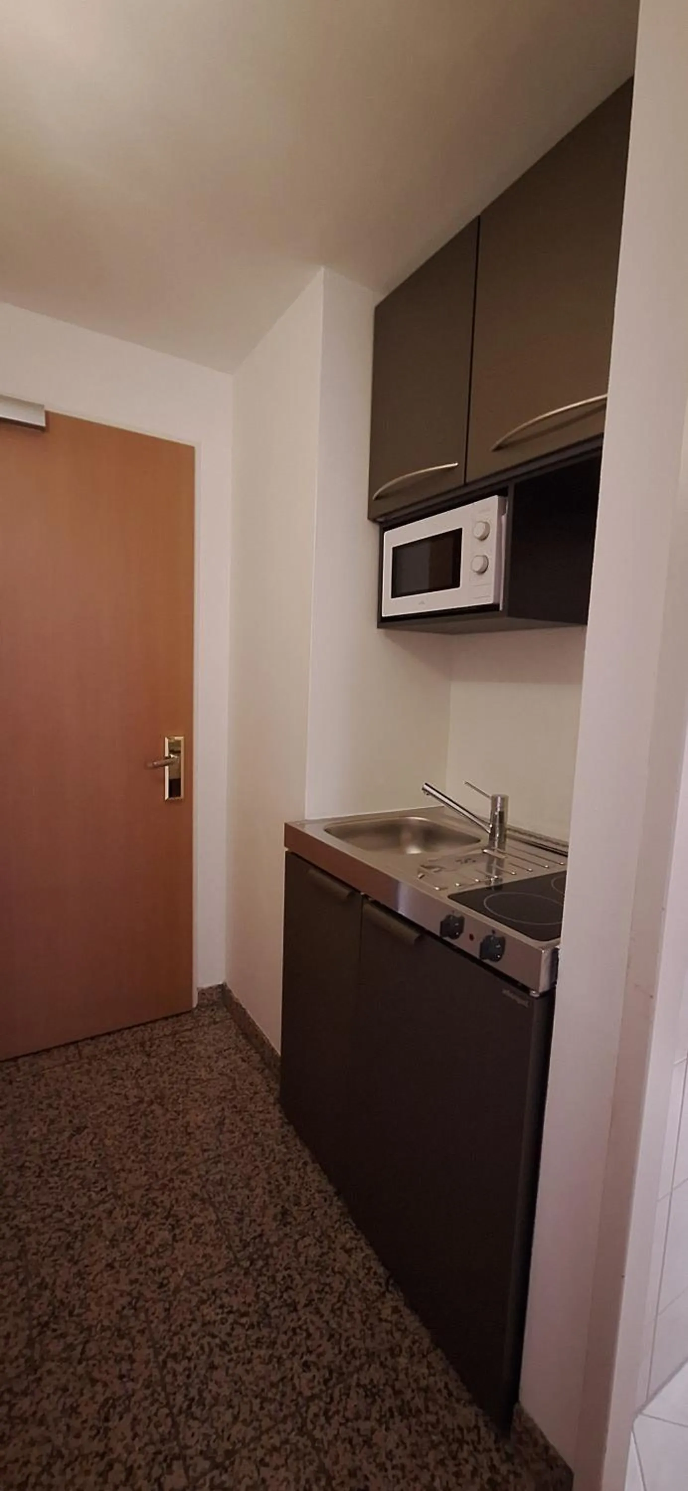 Kitchen or kitchenette in Solitaire Hotel