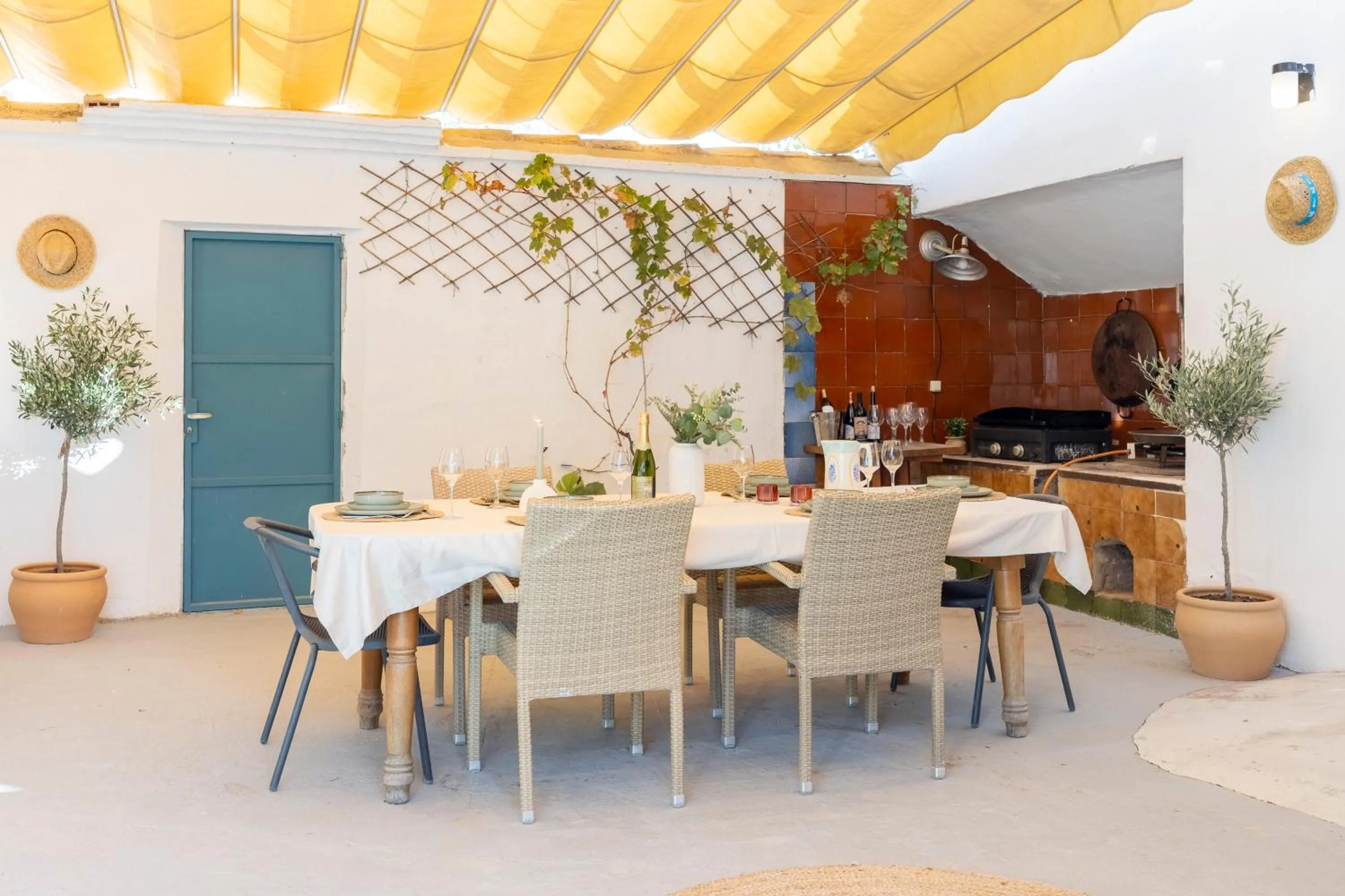 Patio in B&B Casa Vitalidad