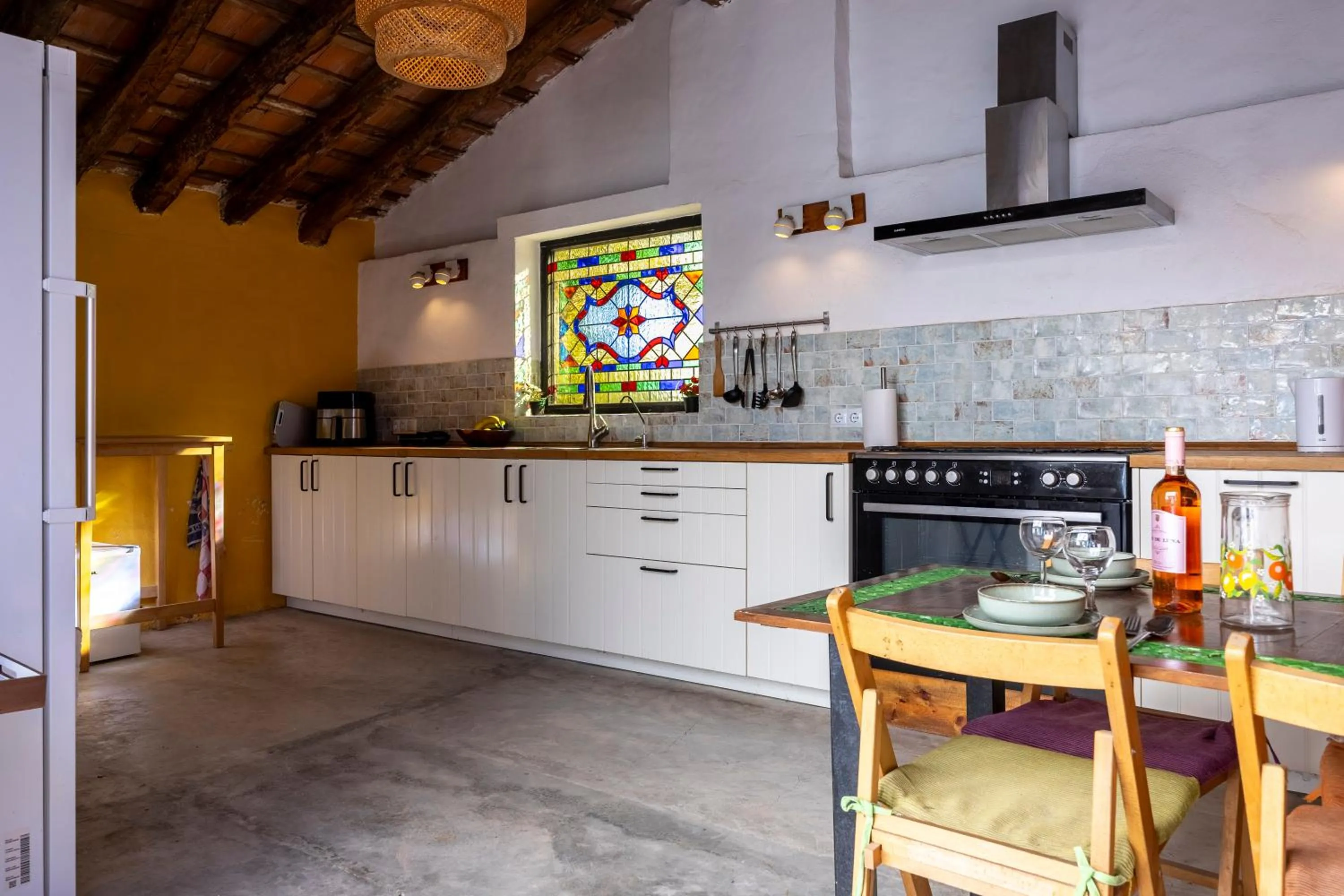 Kitchen or kitchenette in B&B Casa Vitalidad