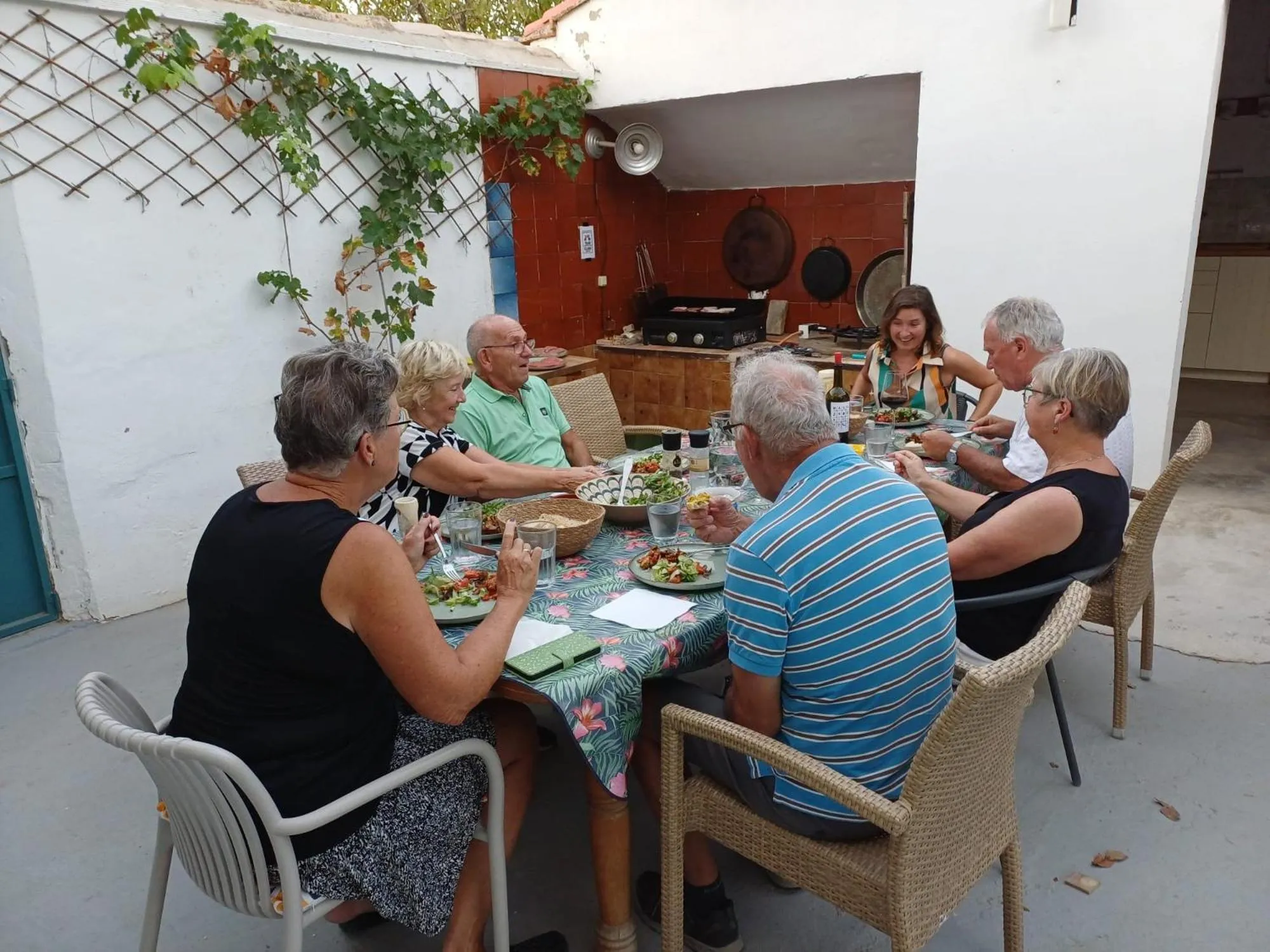 Patio in B&B Casa Vitalidad