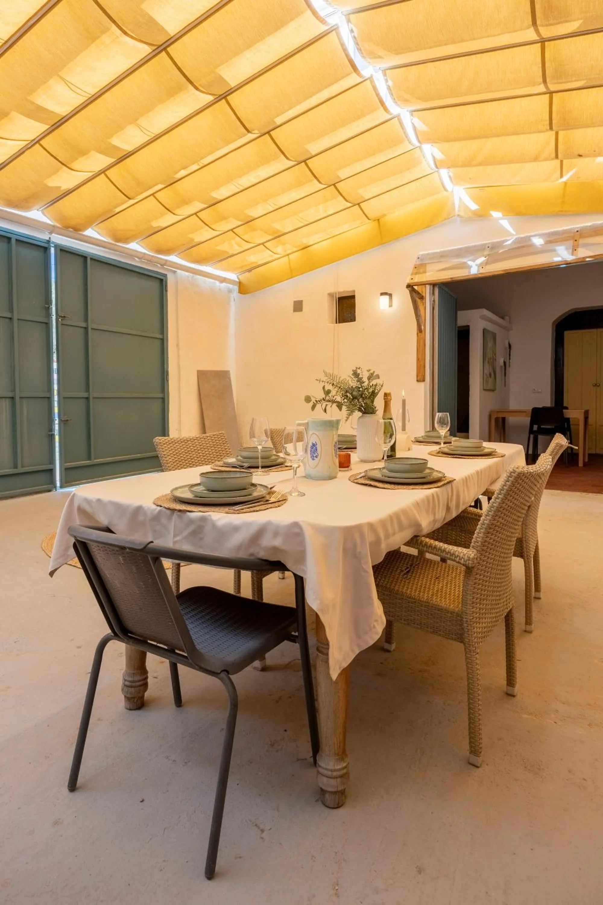 Patio in B&B Casa Vitalidad