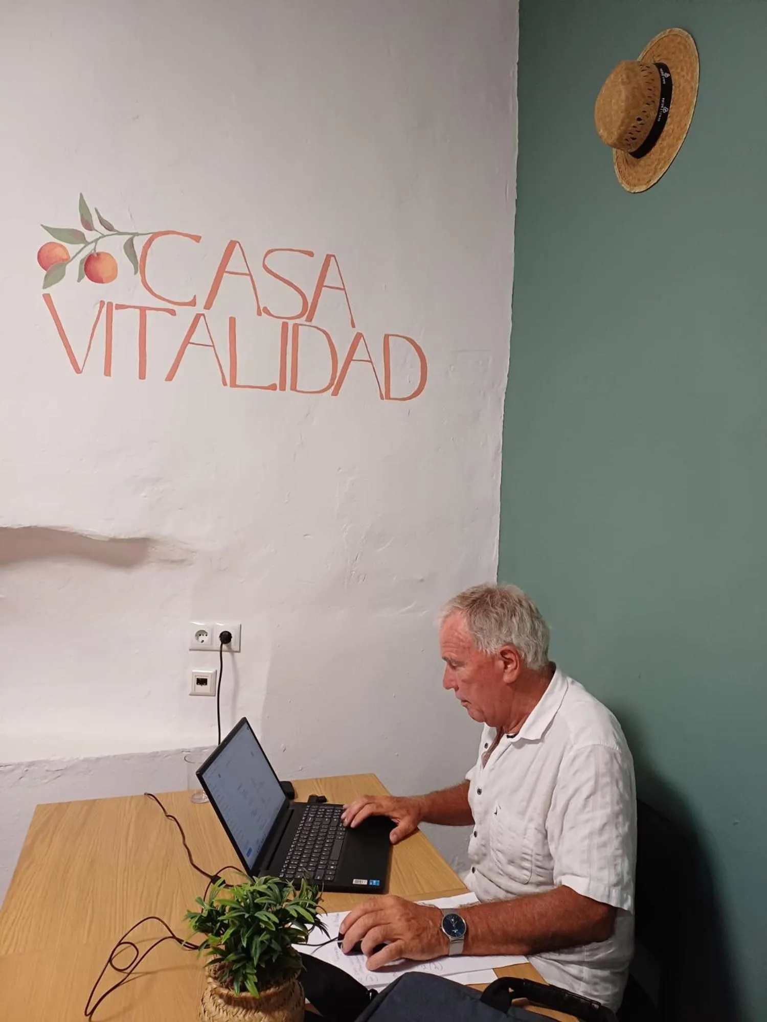 Seating area in B&B Casa Vitalidad