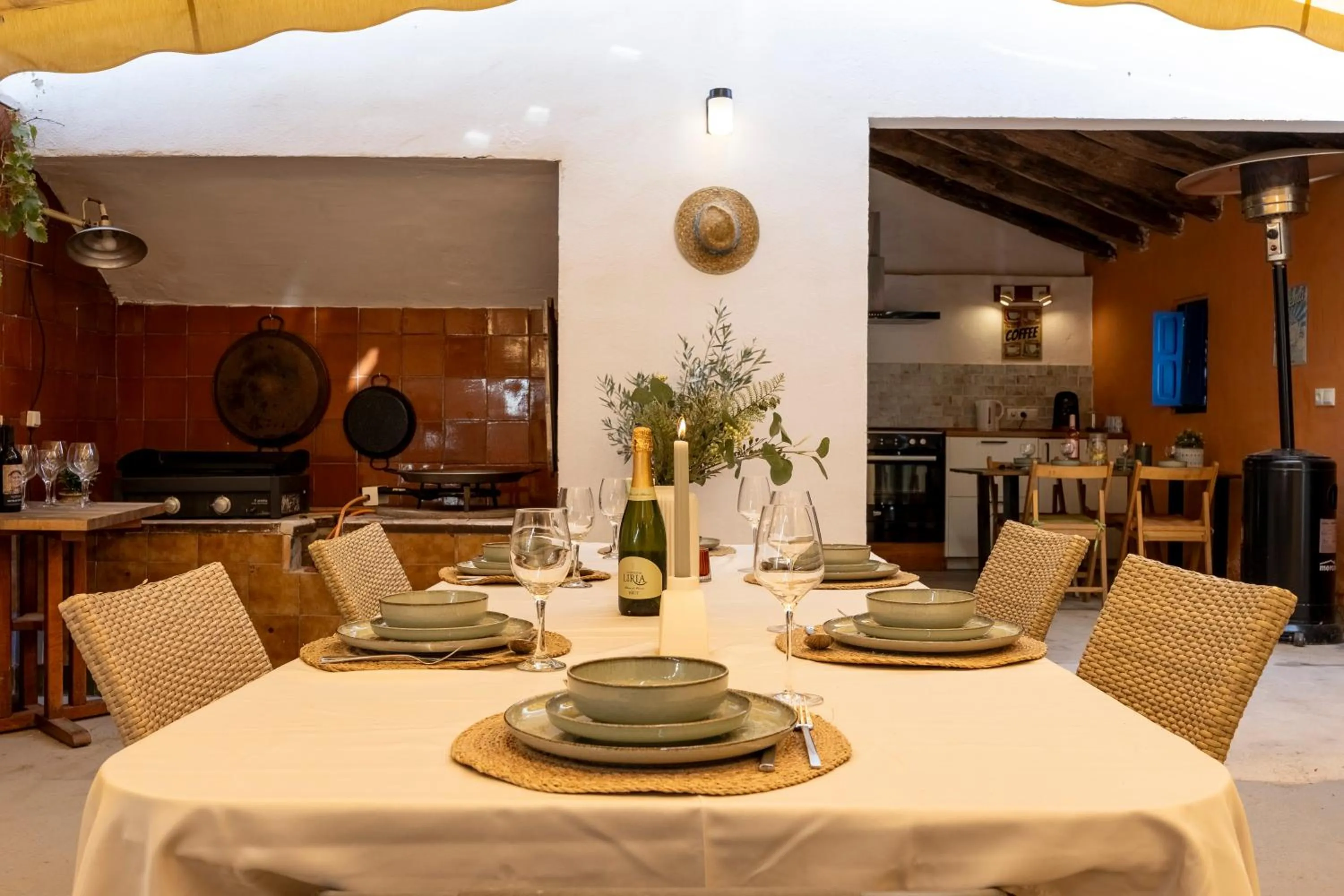 Patio in B&B Casa Vitalidad