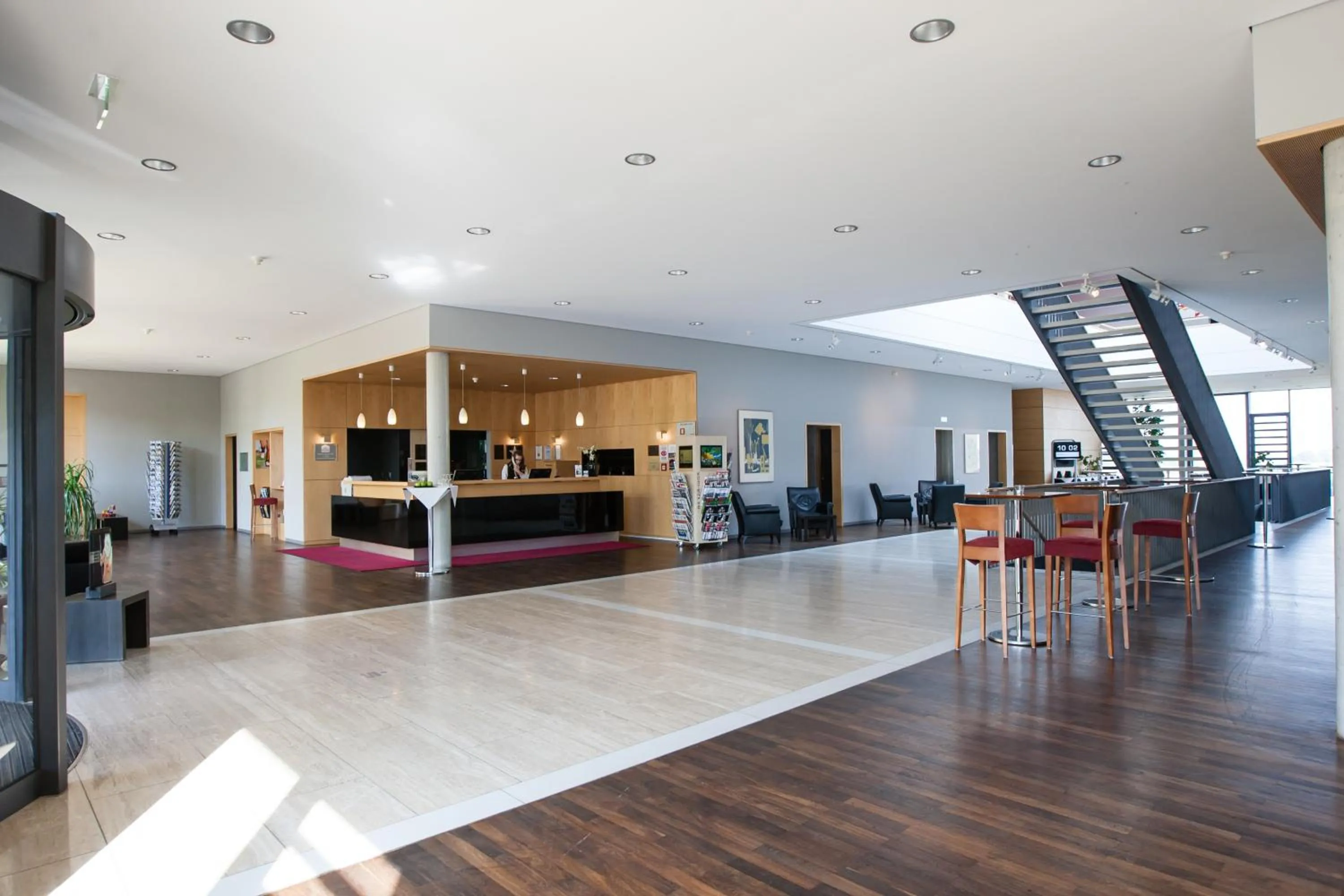 Lobby or reception in rugs Hotel am Schlosspark Lichtenwalde