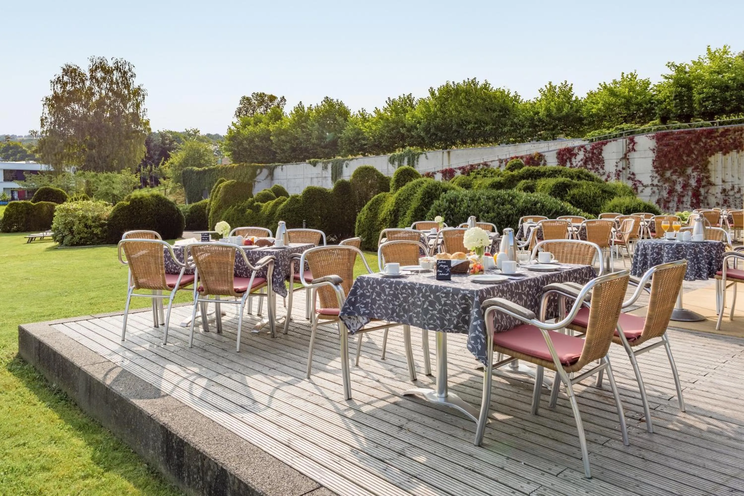Balcony/Terrace in rugs Hotel am Schlosspark Lichtenwalde