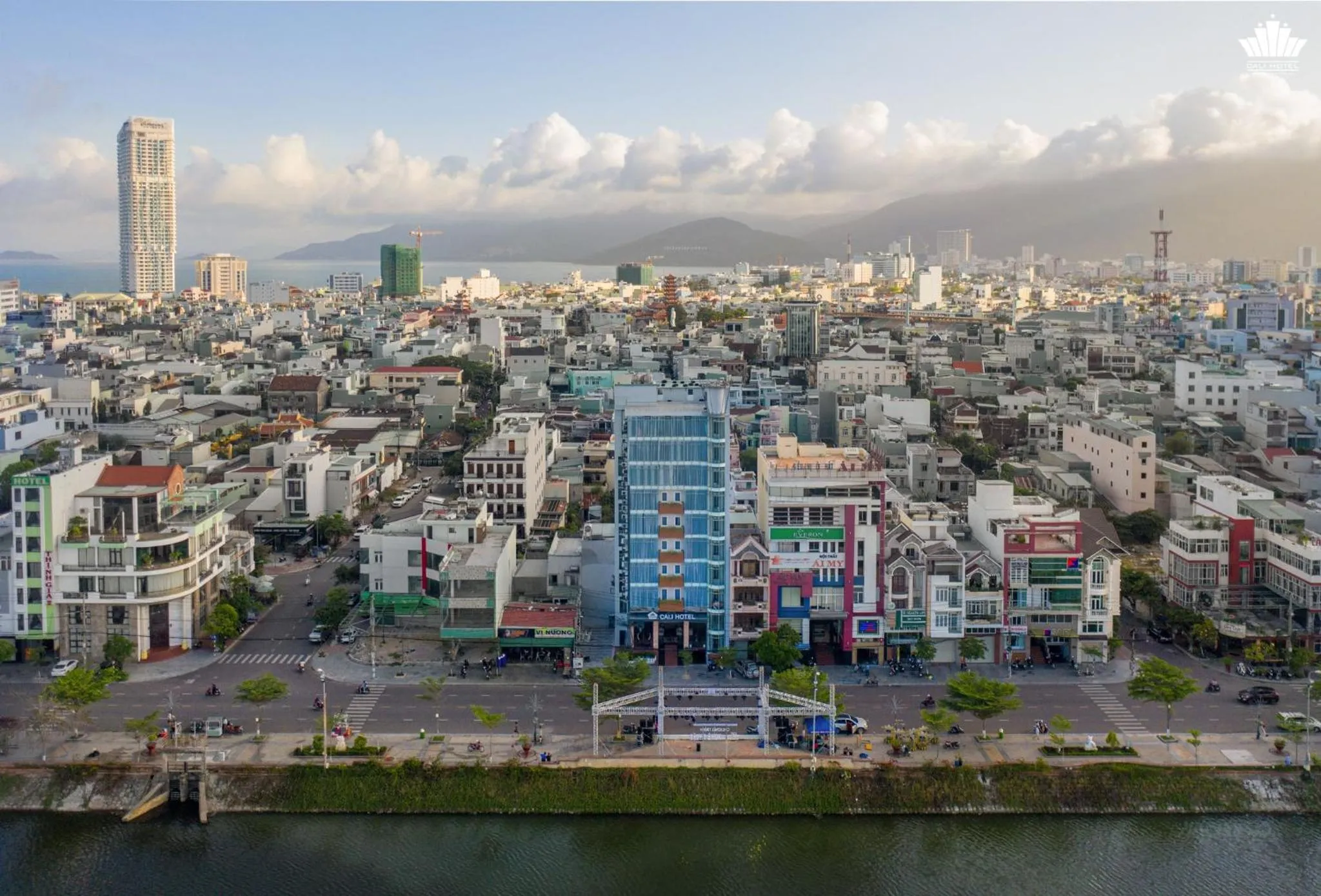 Quiet street view in Cali Hotel Quy Nhơn