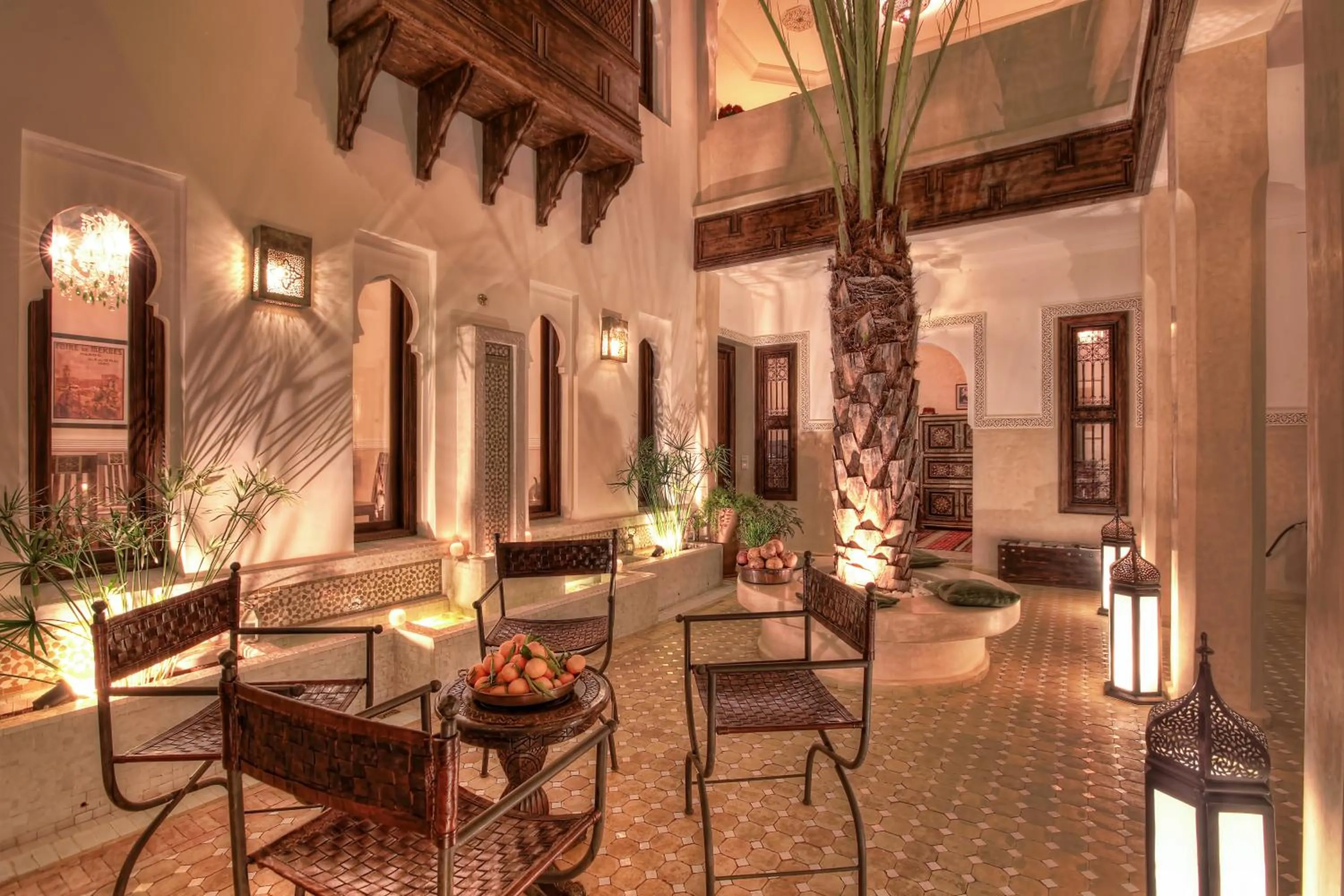 Patio in Riad le Clos des Arts