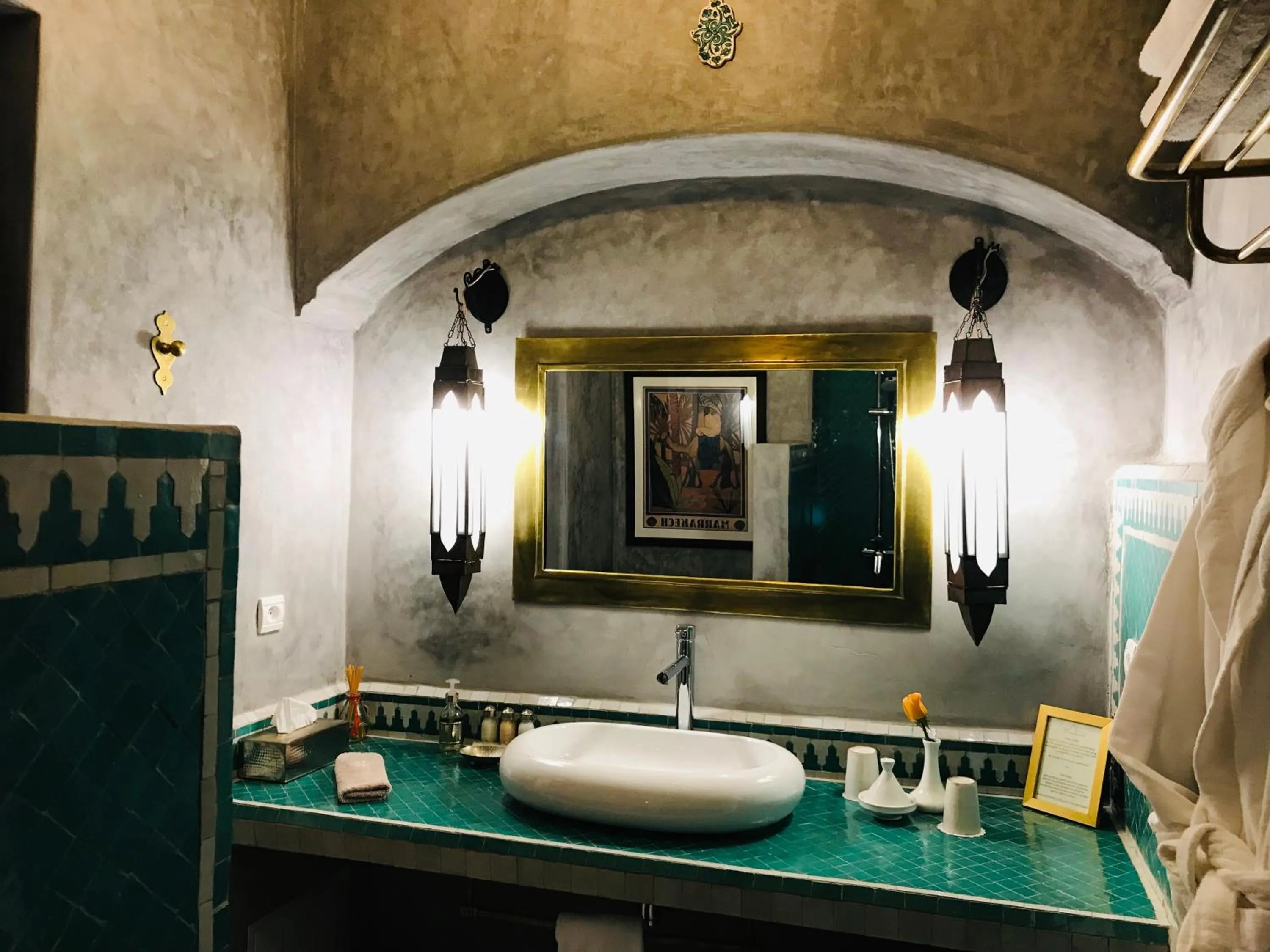 Bathroom in Riad le Clos des Arts