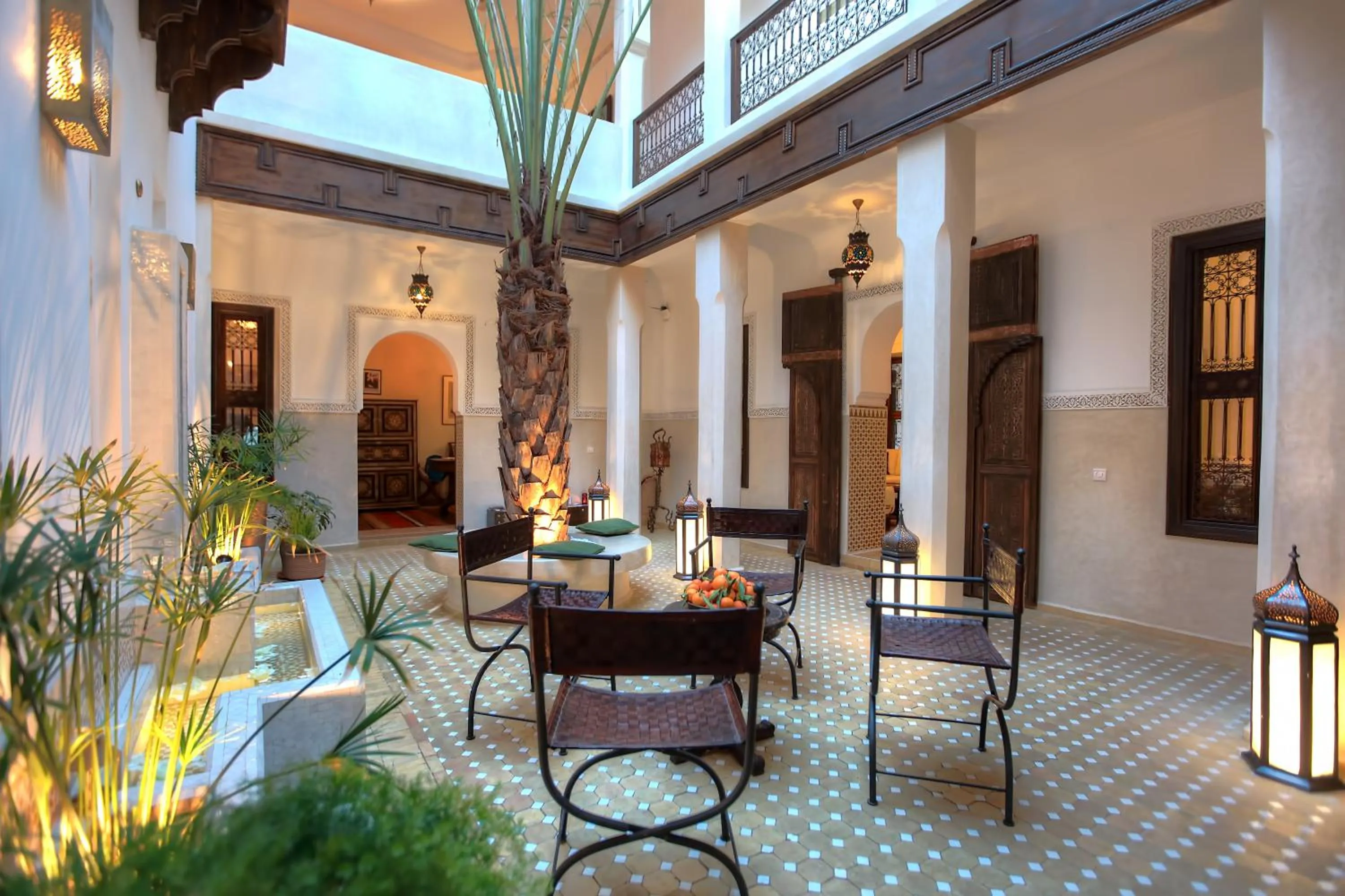 Patio in Riad le Clos des Arts