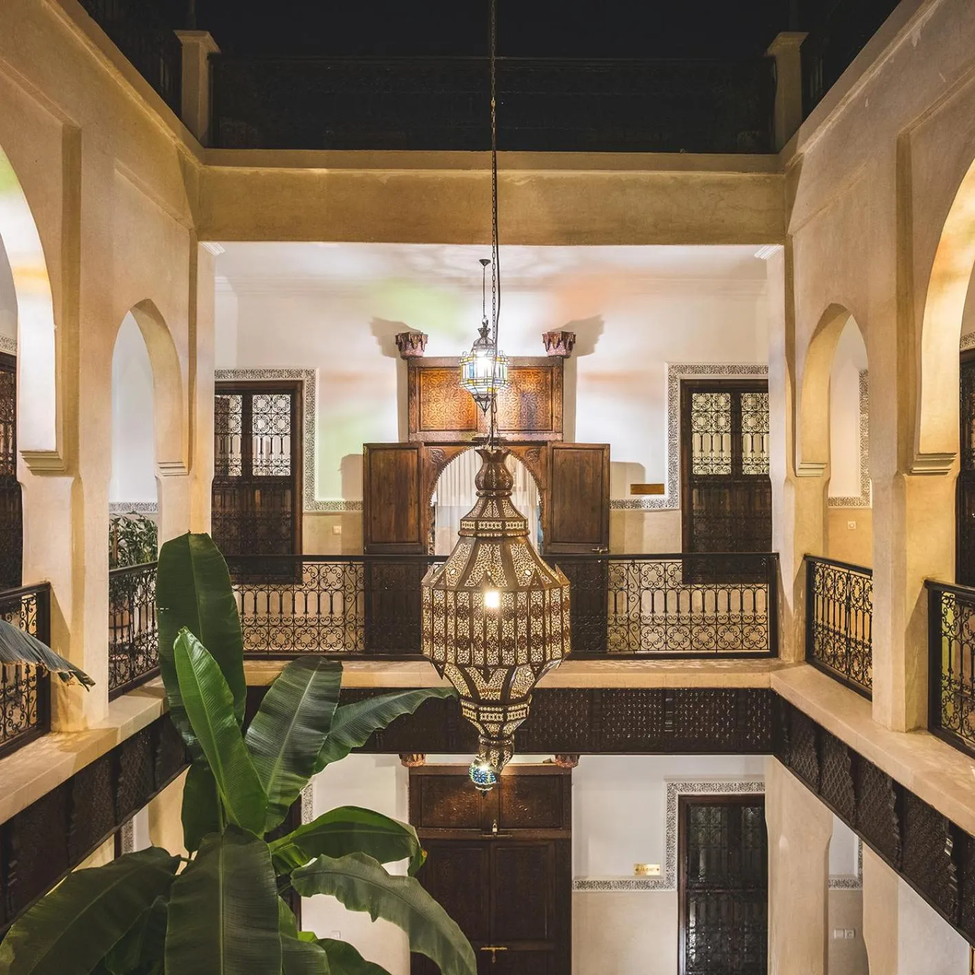 Patio in Riad le Clos des Arts