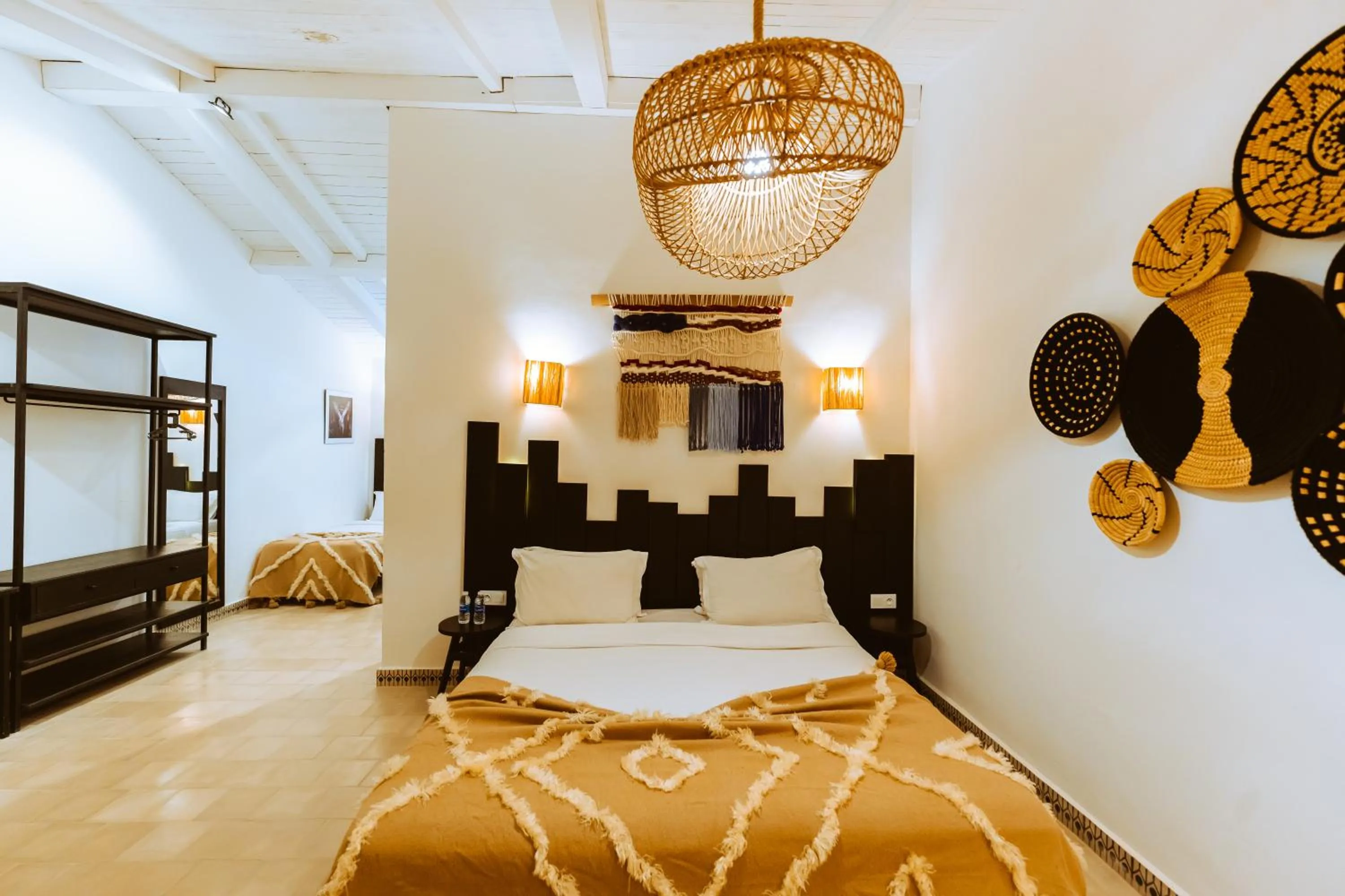 Living room, Bed in Dakhla Attitude